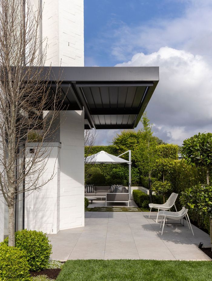 Multiple courtyards offer a variety of options when relaxing or entertaining outside.