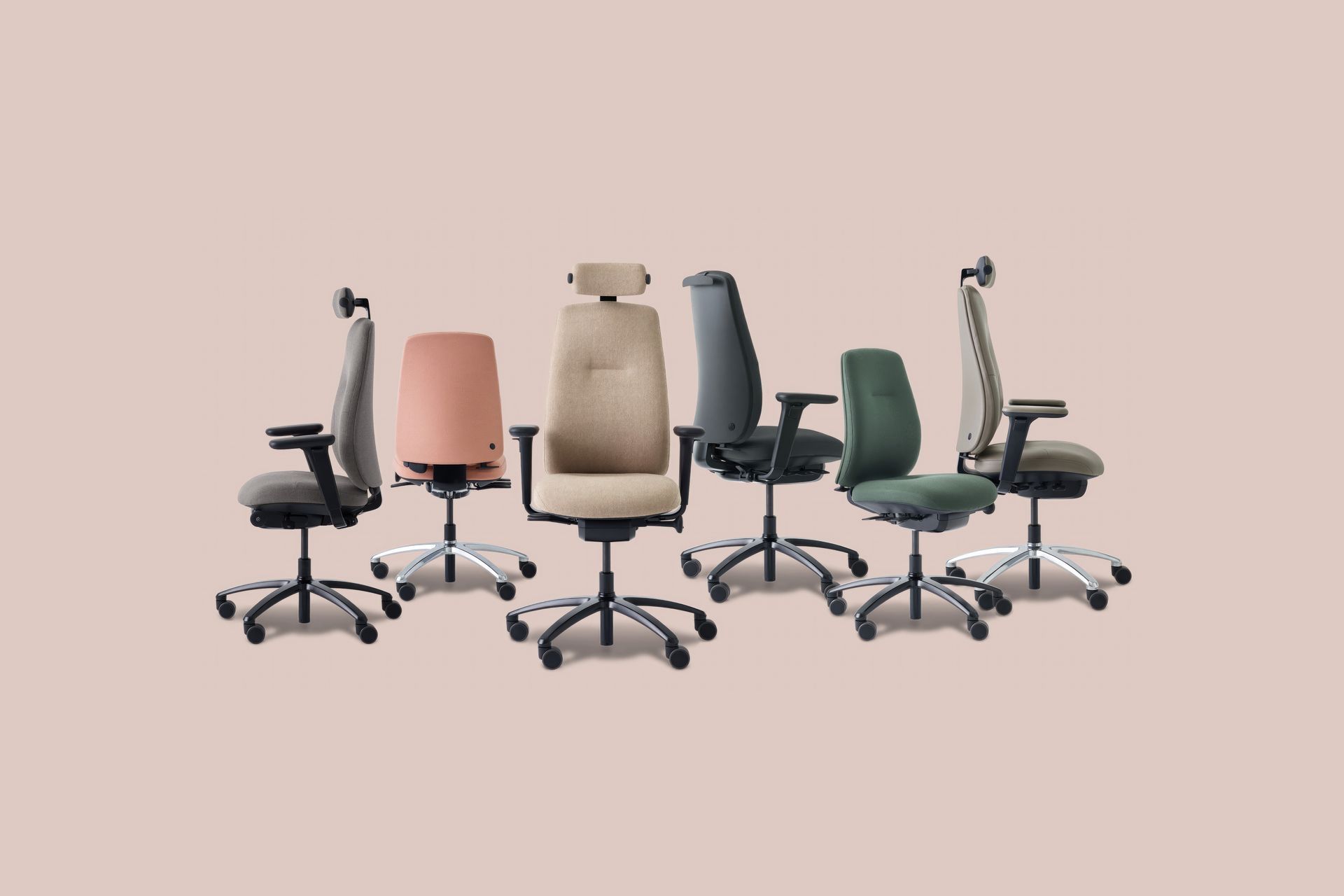 The RH Logic is a series of chairs available in a range of sizes, fully adjustable to suit every individual need