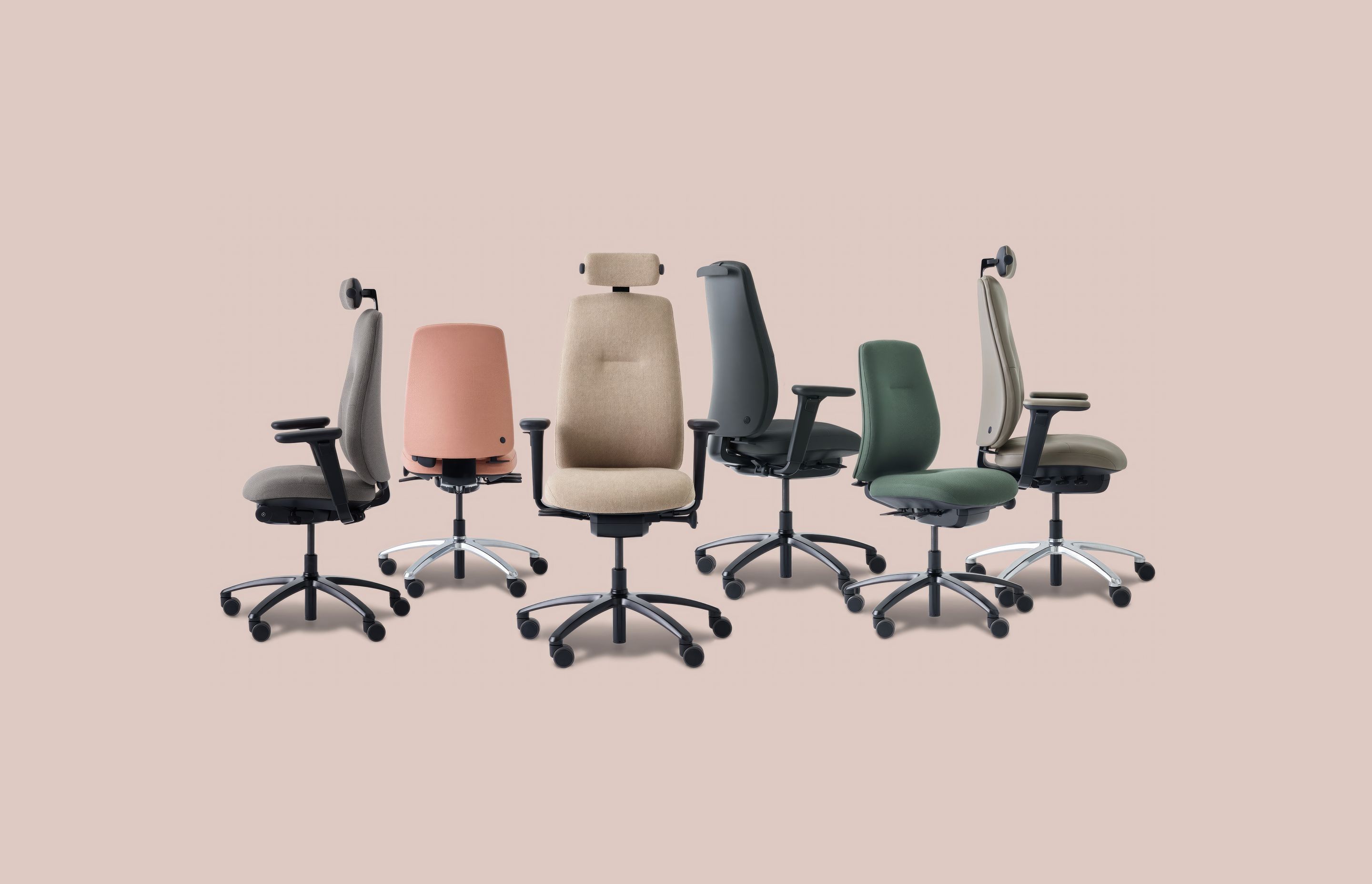 The RH Logic is a series of chairs available in a range of sizes, fully adjustable to suit every individual need