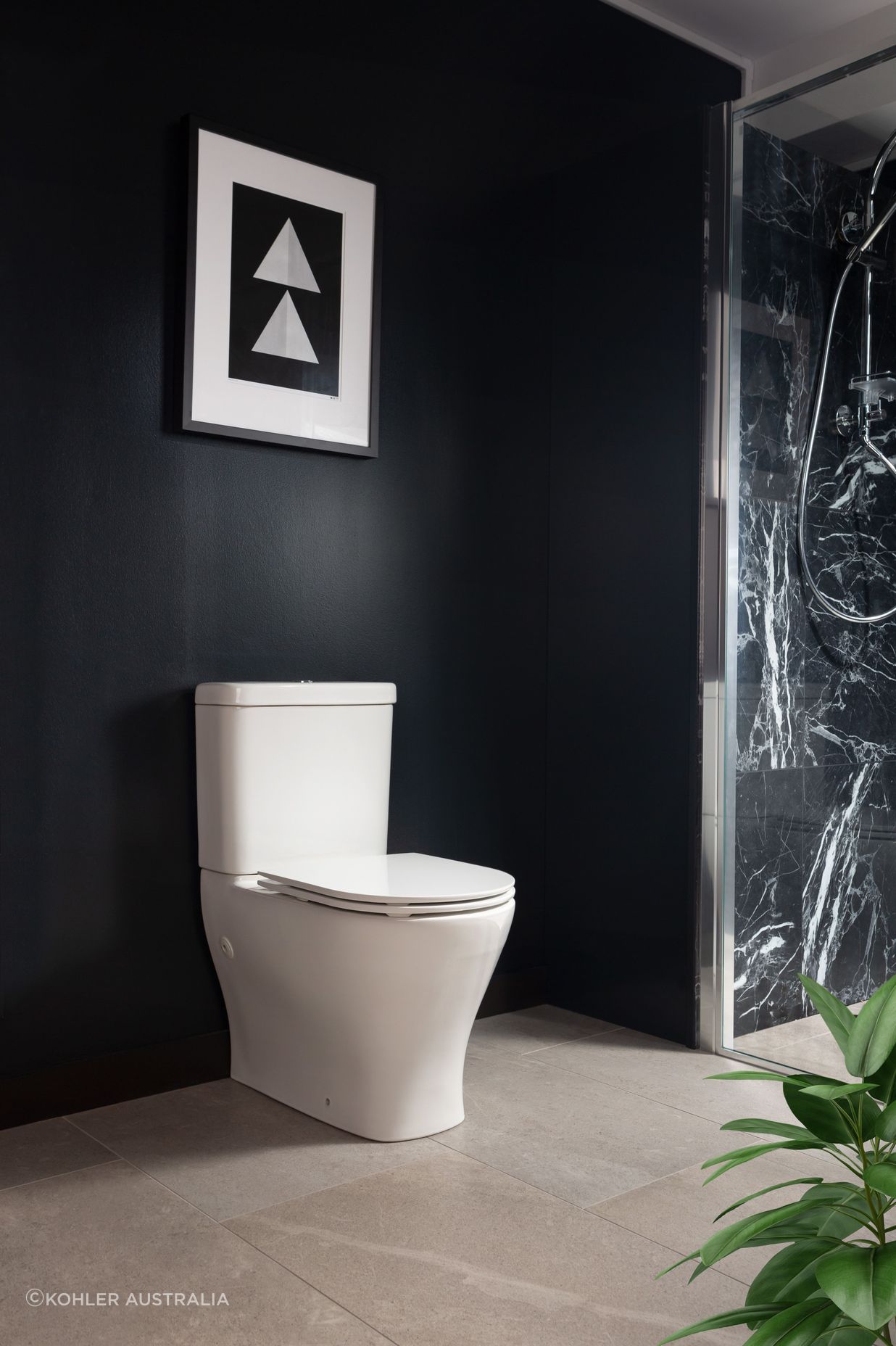 Reach II Back to Wall Rimless Toilet Suite from Kohler Australia