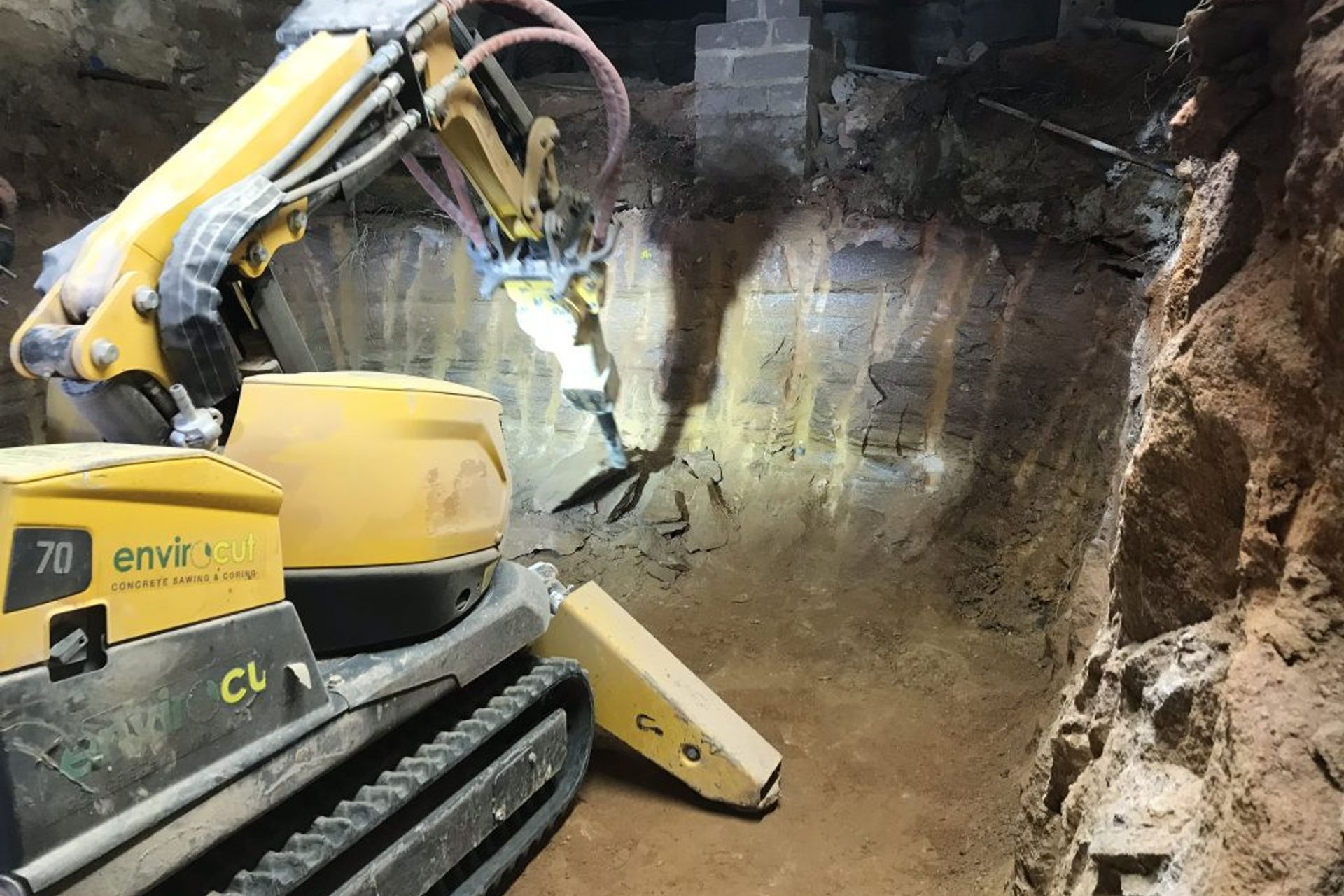 Removing rock. Image Jami Zarzycki