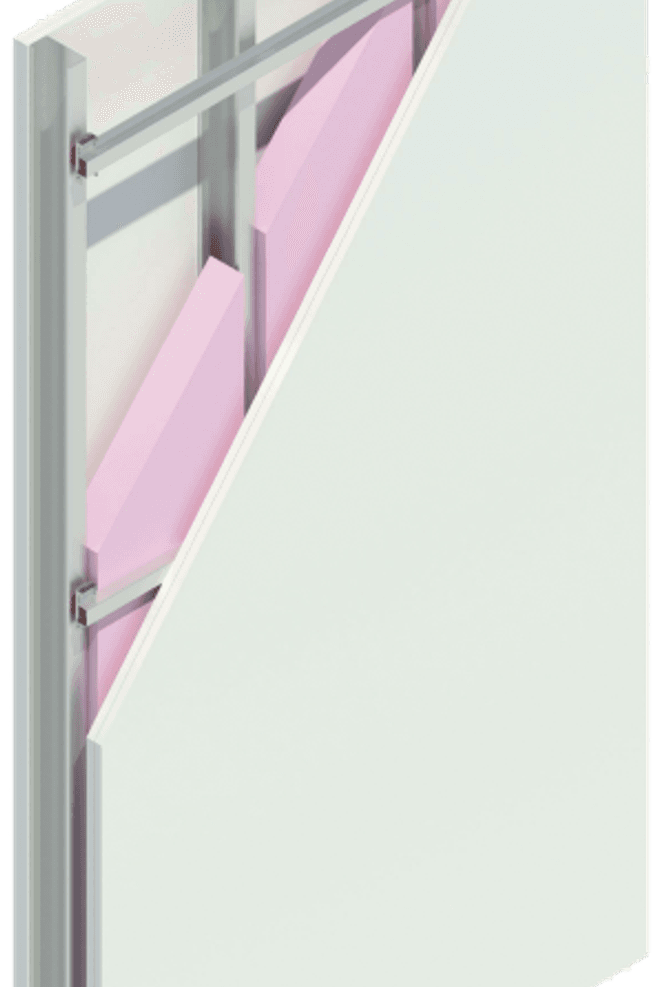 Figure 1: Wall installation using M237R Resilmount.