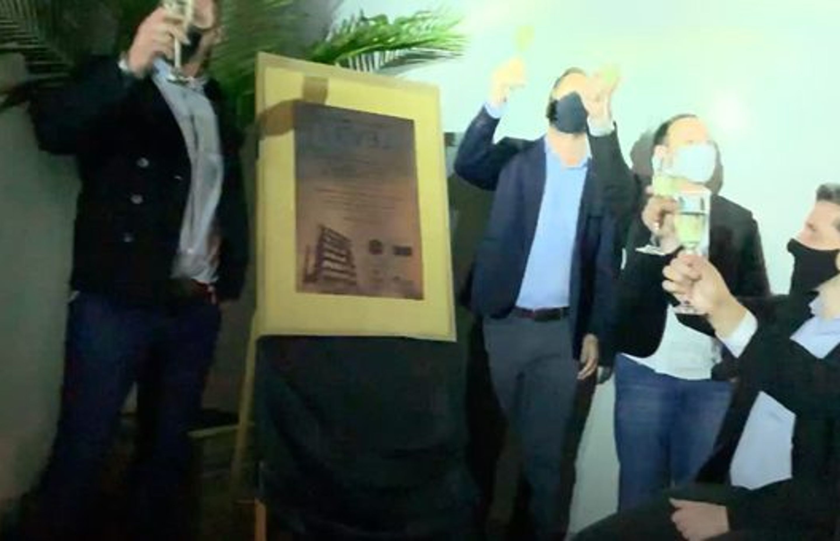 The SketchUp team joining the inauguration ceremony of Level Building.