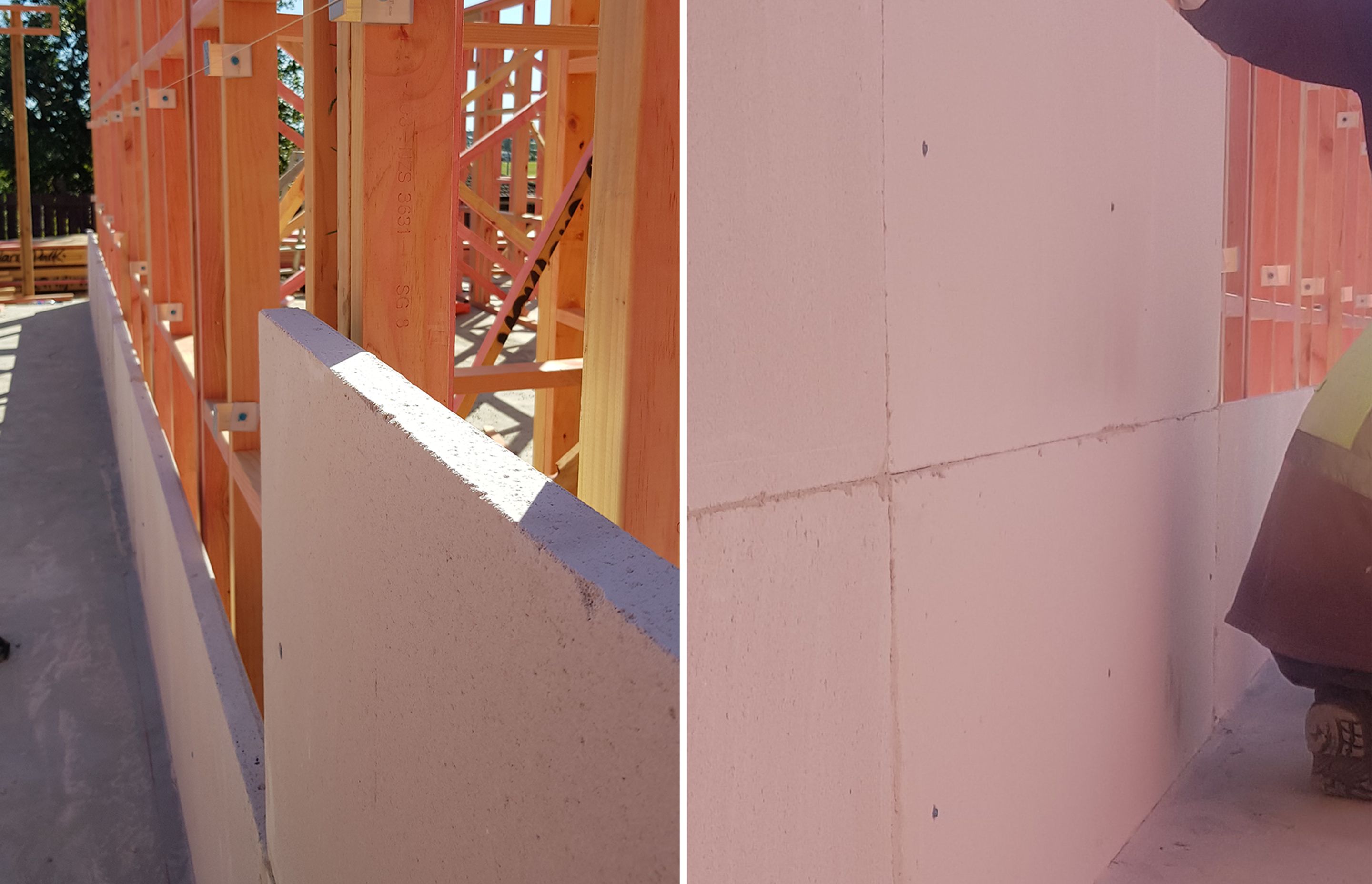 The INTEGRA Central Barrier Intertenancy Wall system is a lightweight concrete panel system designed for easy installation in medium-density, multi-unit developments.