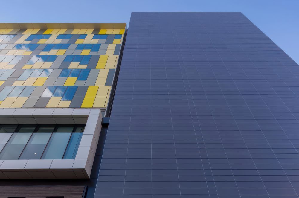 SAH 10 Years on, Keratwin ceramic panels with self-cleaning Hytect surface.
