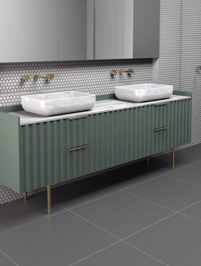 Bathroom vanities with plenty of storage space give you adequate room for all of your bathroom essentials