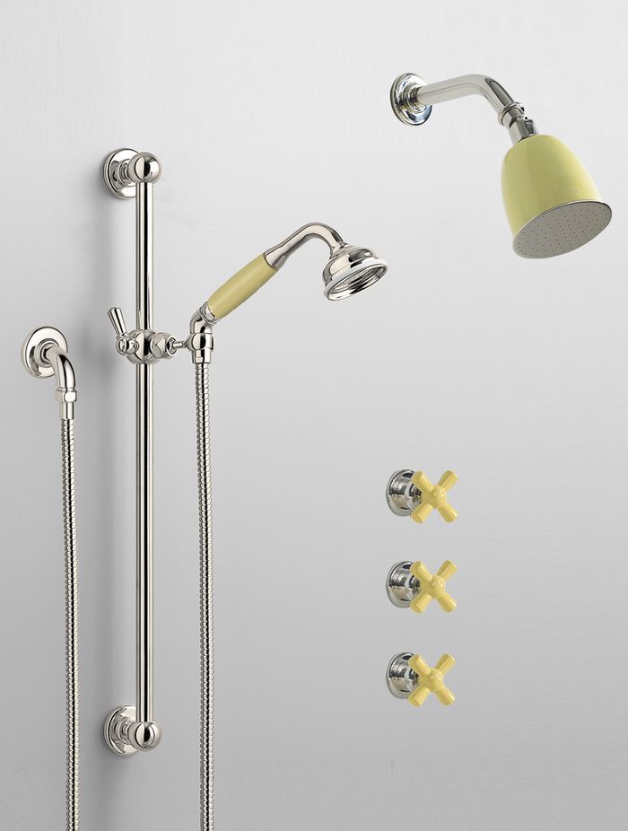 Sherbet Yellow Rockwell Tapware from The English Tapware Company