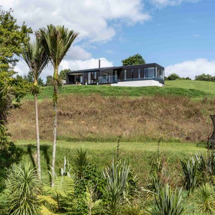 A rural family home designed to be discreet