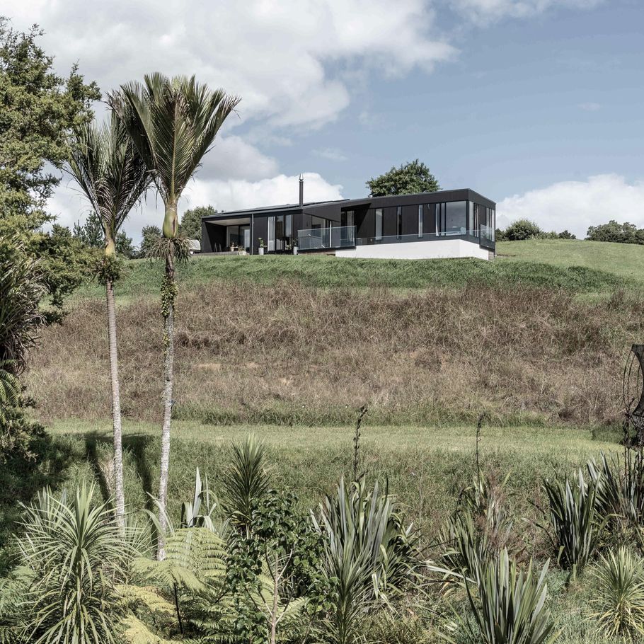 A rural family home designed to be discreet
