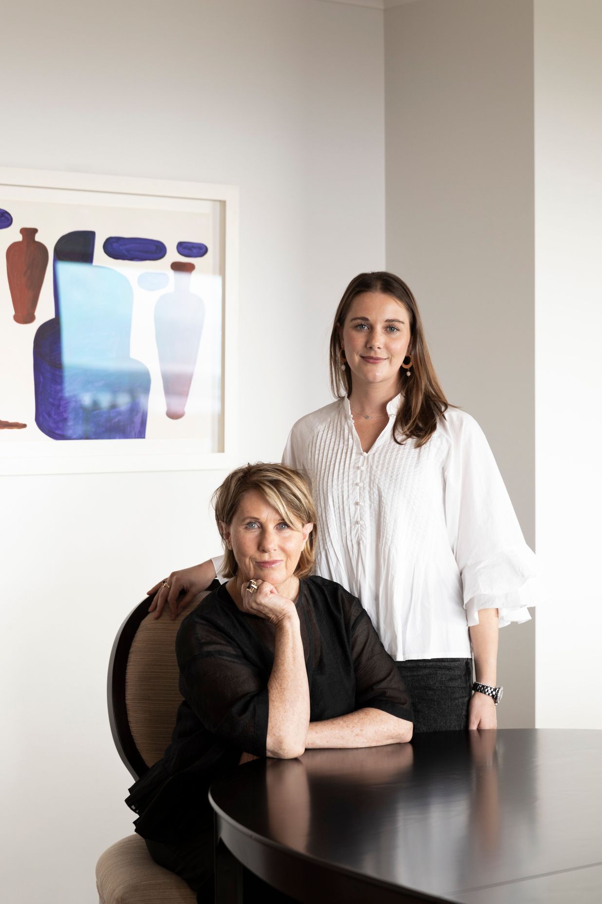 Interior designers Juliette and Rose Schwarz.