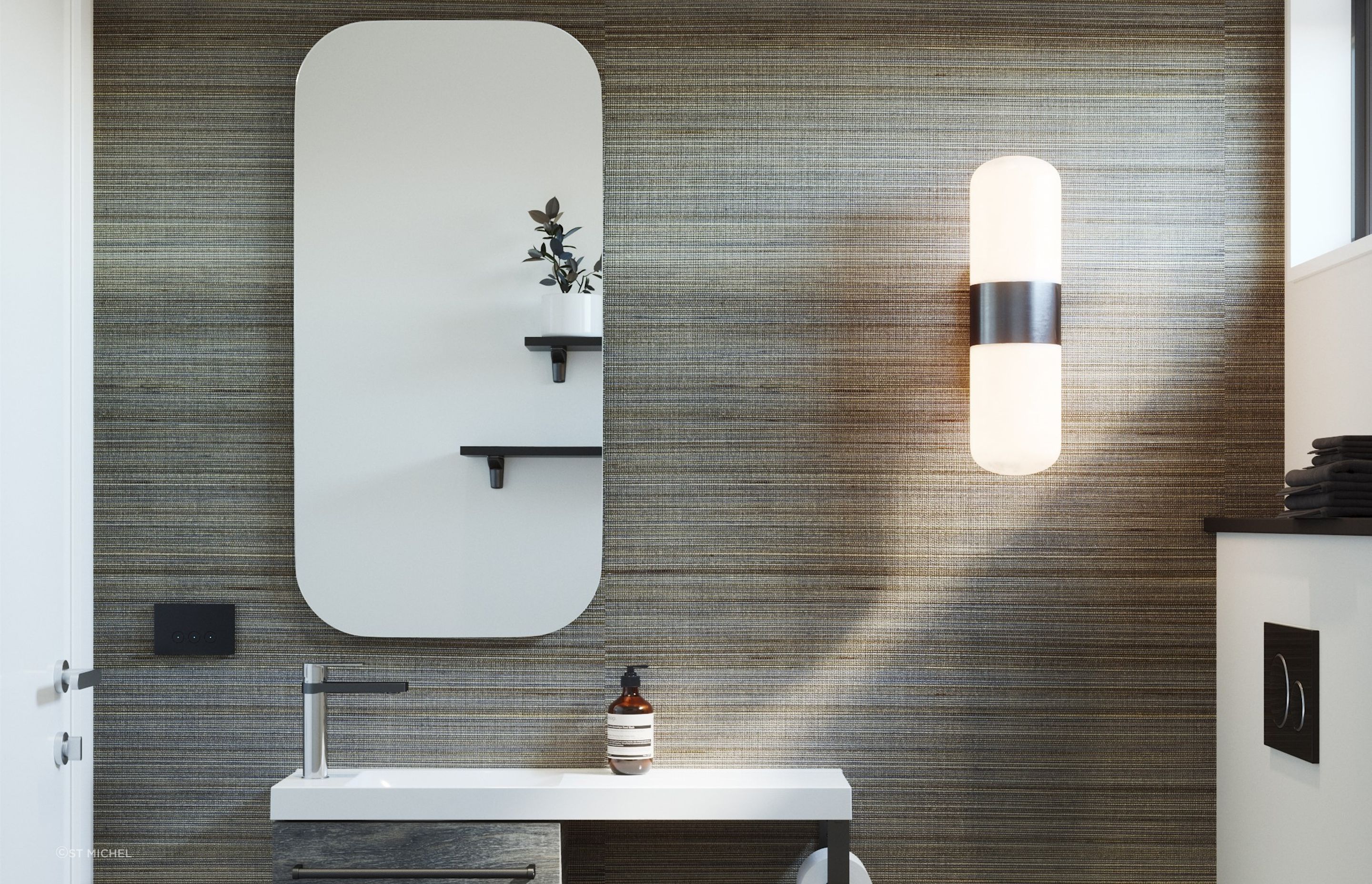 A stylish bathroom mirror like this Solo Stadium Mirror is a great asset to have.