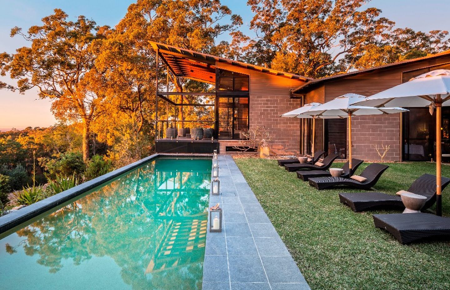 It has been used for the luxury Spicers Sangoma Retreat in the Blue Mountains just outside Sydney that has been recognized by the Conde Nast Traveler Readers’ Choice Awards.
