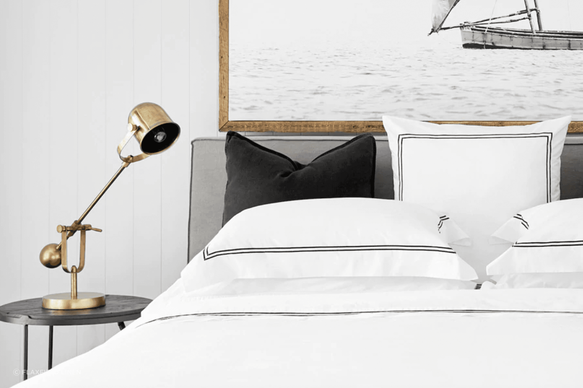 Bed sheets like the Classique Ebony Flat Sheet Set made from 100% cotton sateen can make a world of difference to your sleep