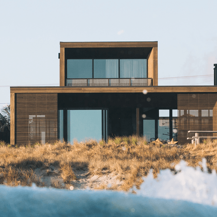 A cedar-clad home taking beachside living to another level
