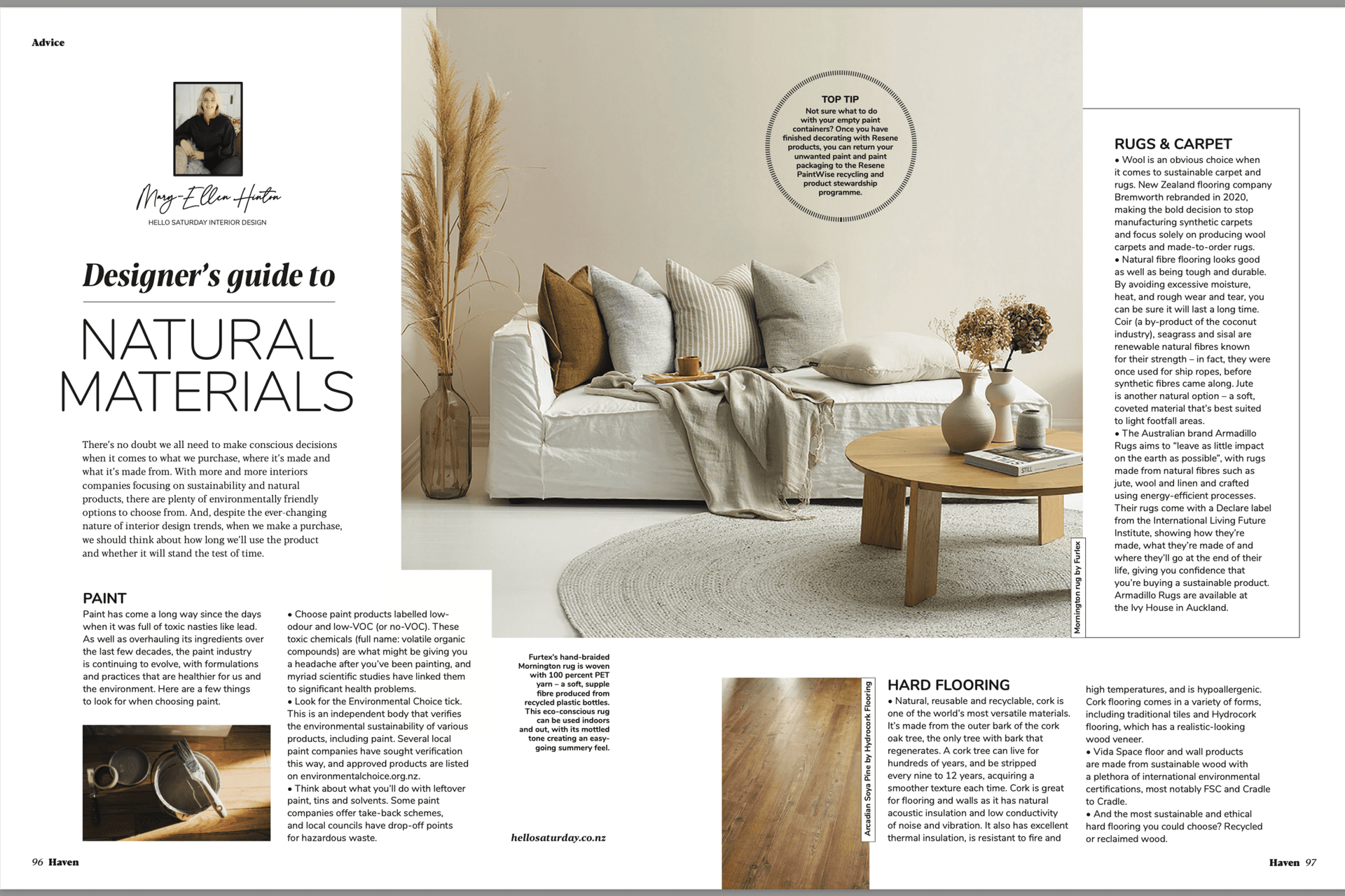 Using Natural Materials In Your Home