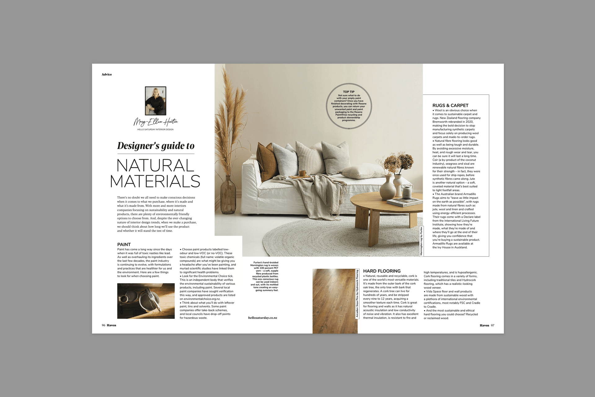 Using Natural Materials In Your Home