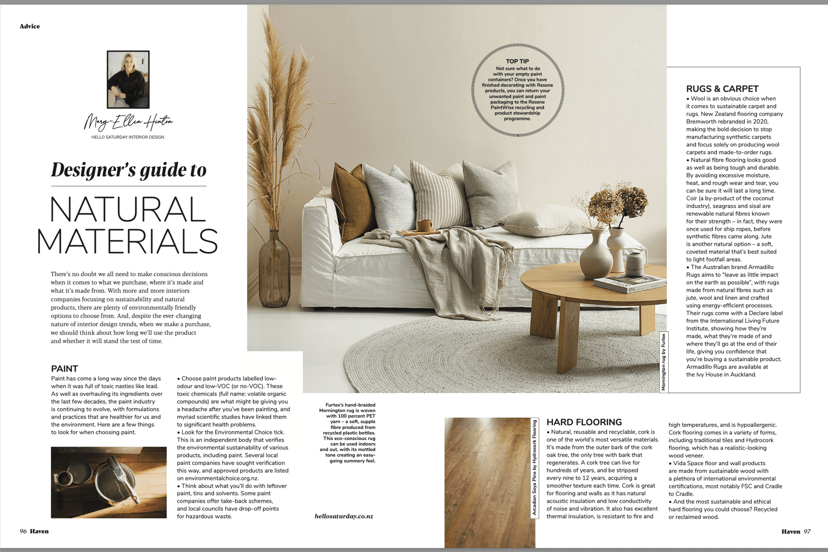 Using Natural Materials In Your Home