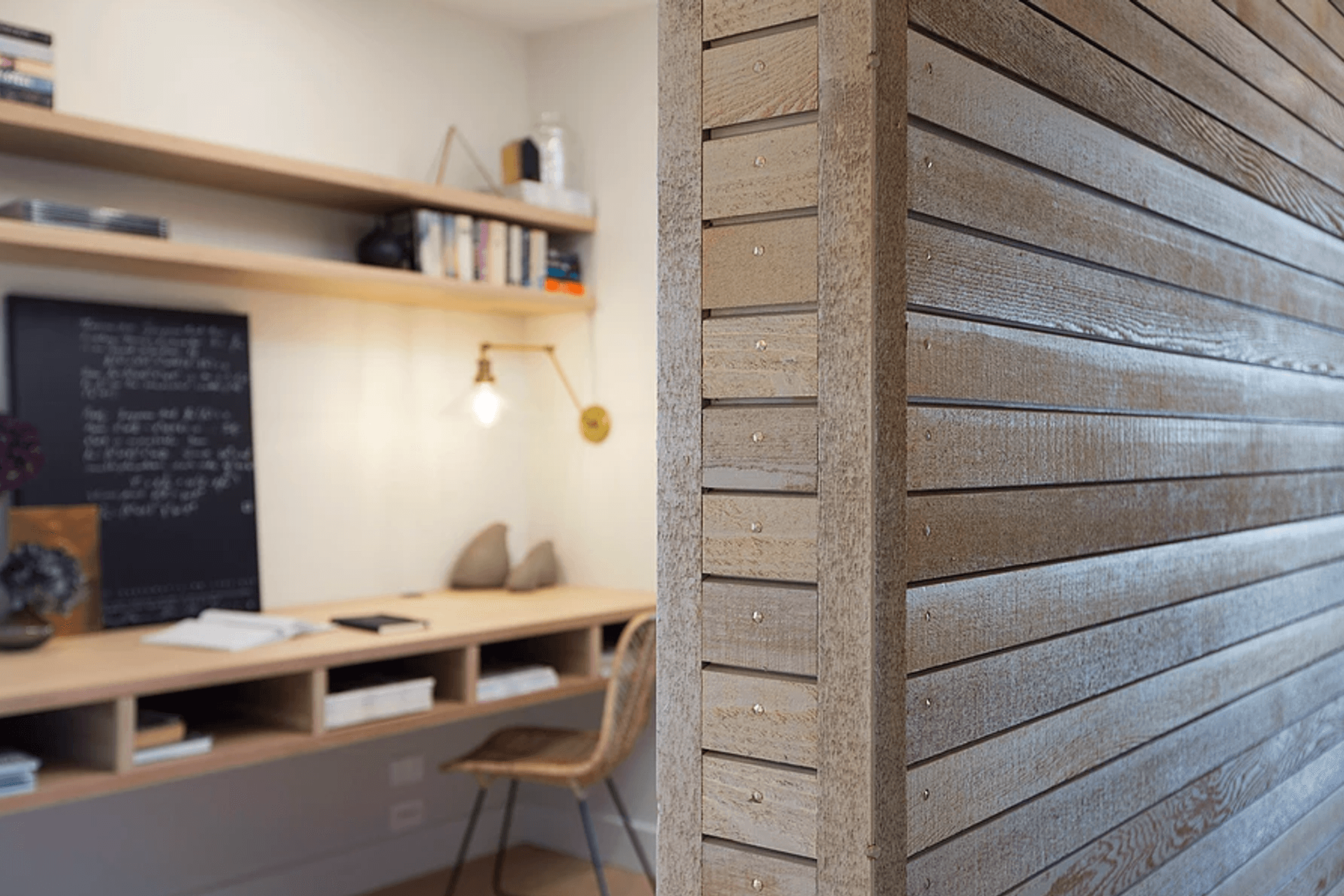 2017 Award winning showhome office nook (above)