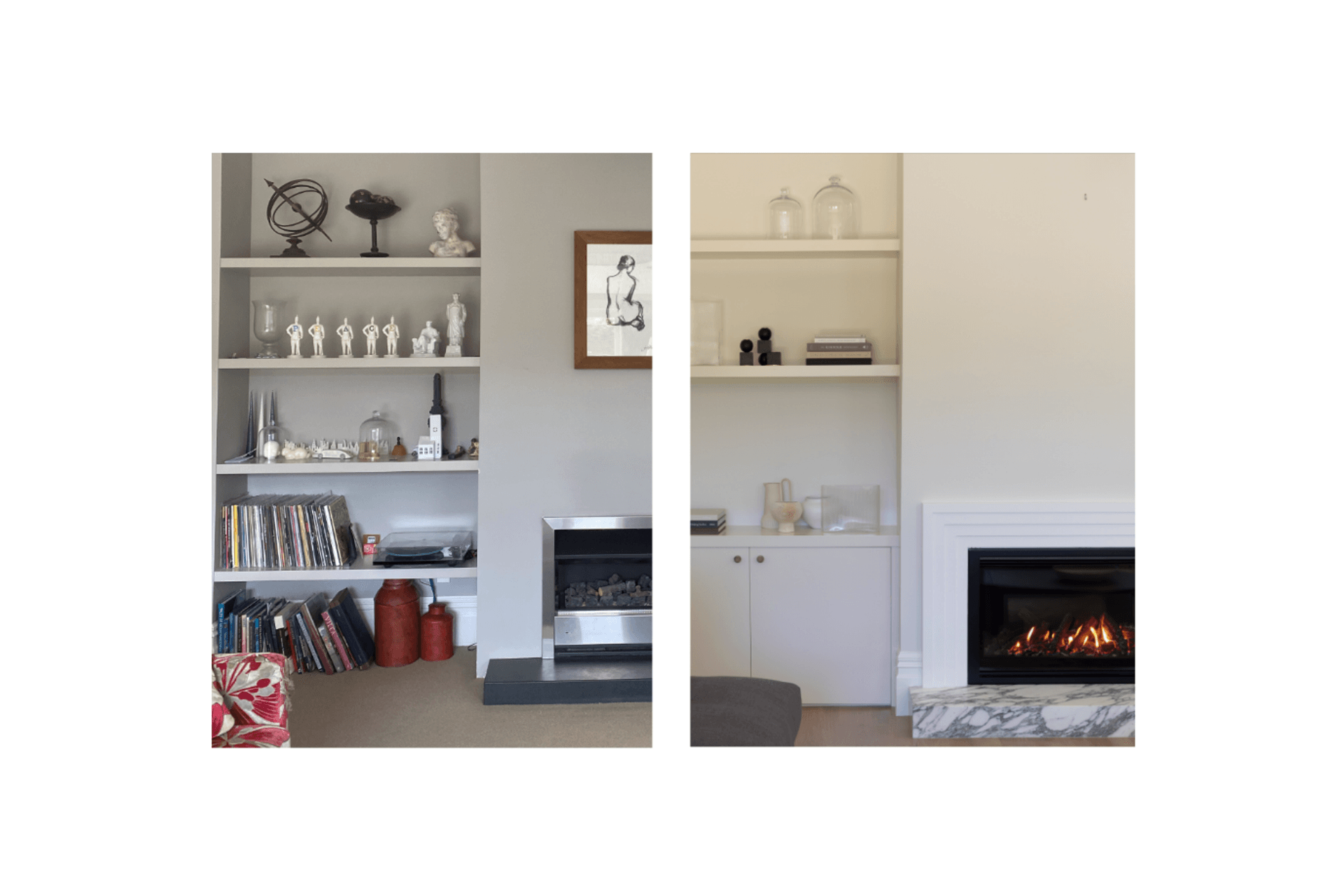 Great fit for replacing open wood or gas fireplaces