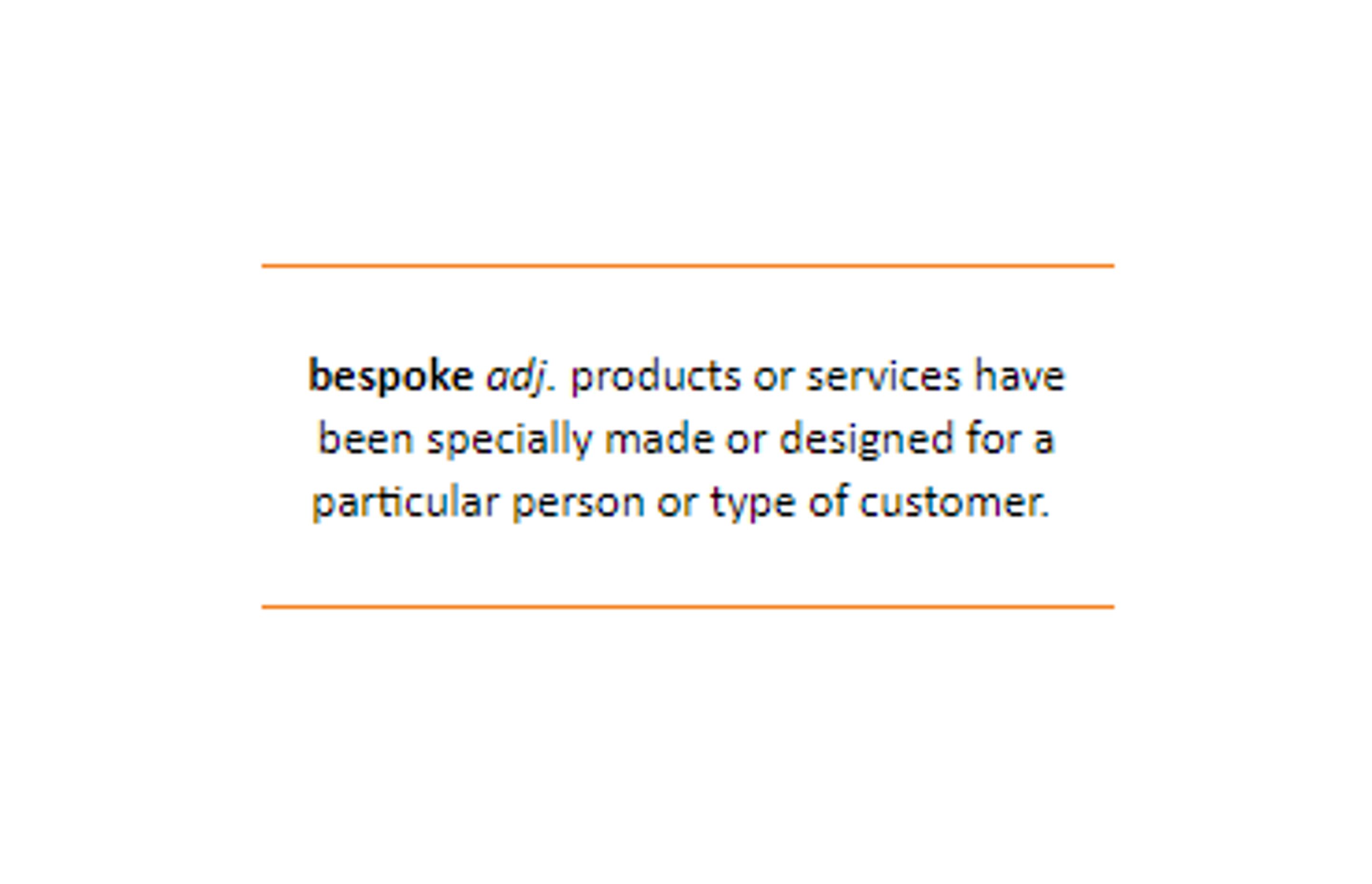 Bespoke Materials