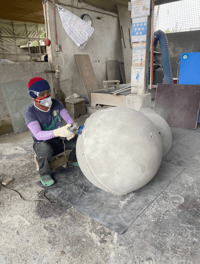 Behind the Scenes: Custom Sphere Fountain