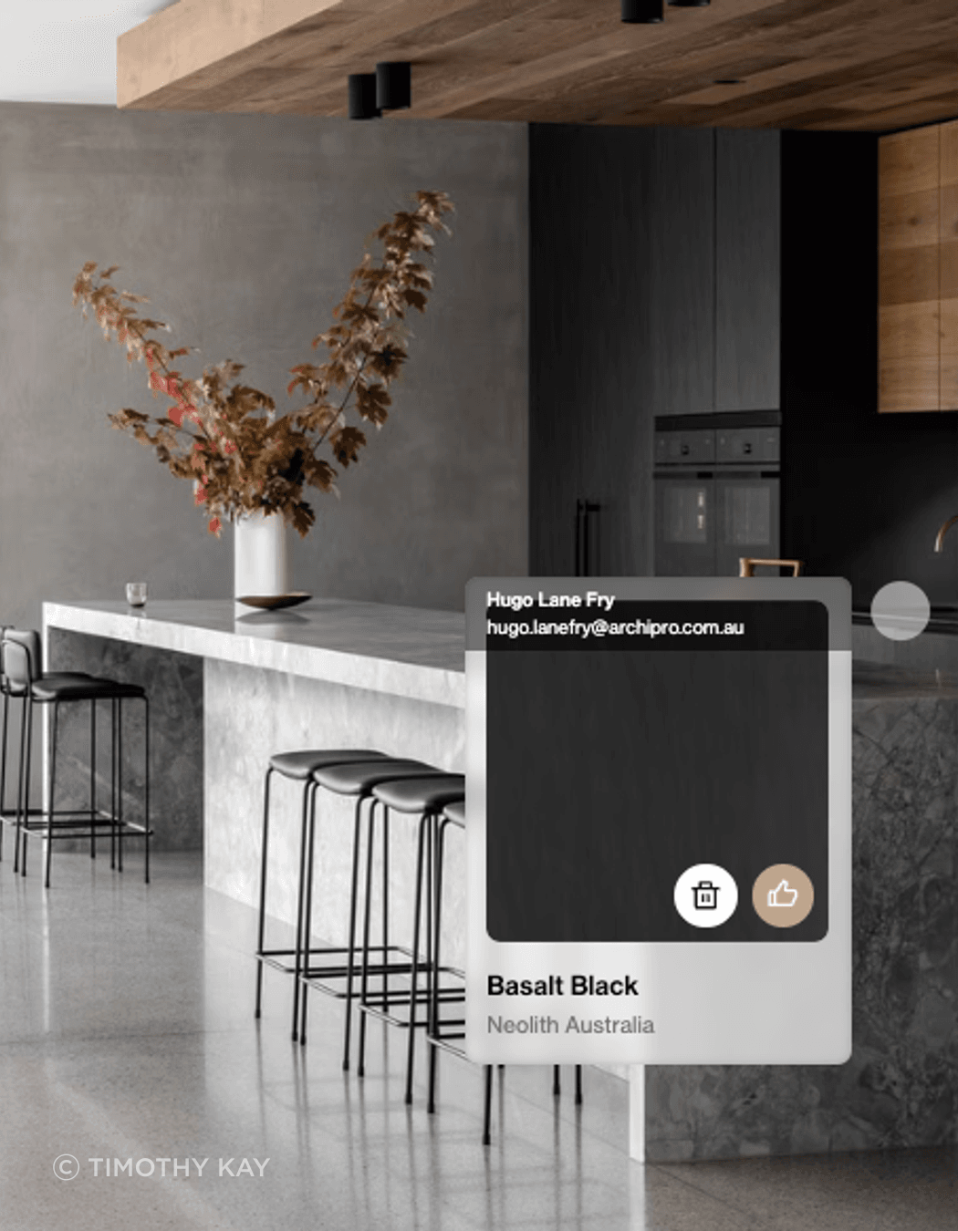 Project: Sussex Residence by mckimm featuring Neolith