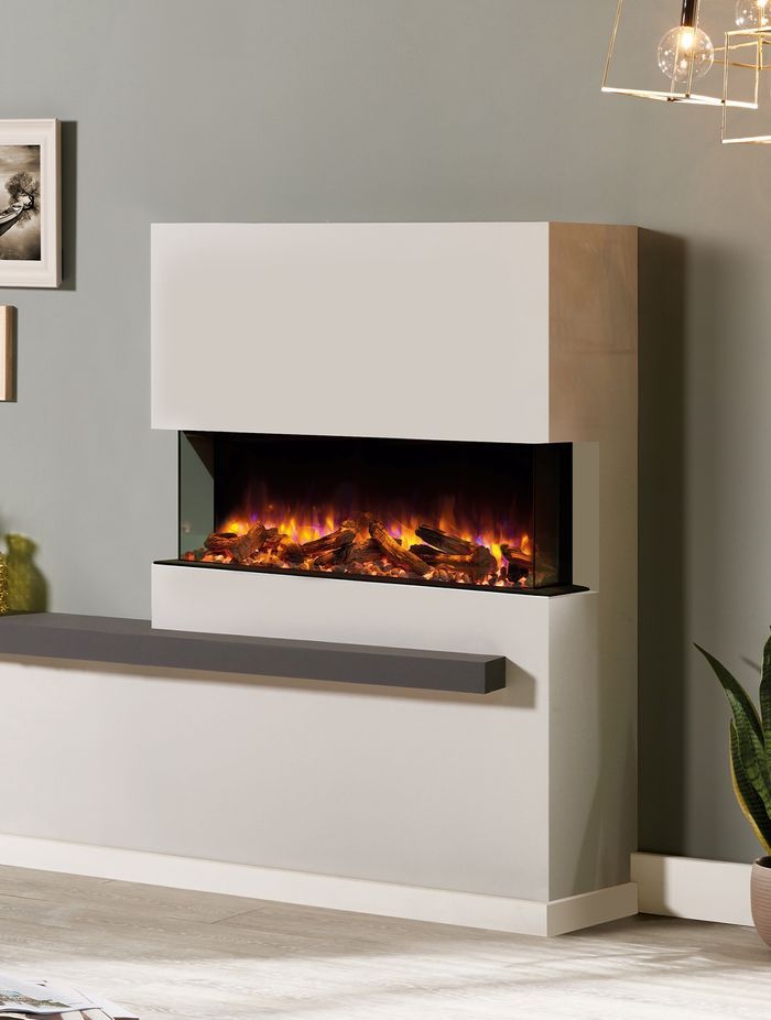 Electric fireplaces, like the Gazco EReflex Outset, are renowned for their straightforward installation process.