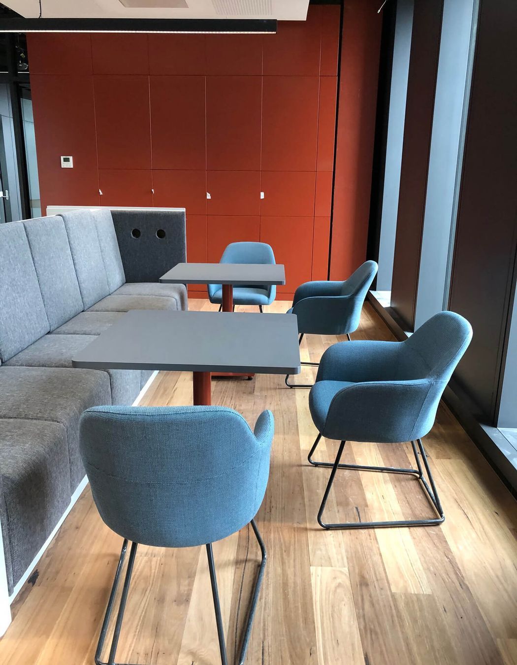 Custom tables and Struve chairs