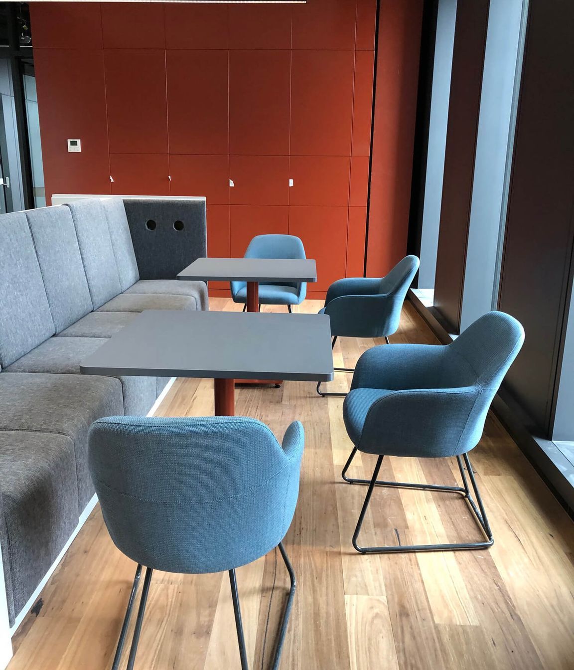 Custom tables and Struve chairs