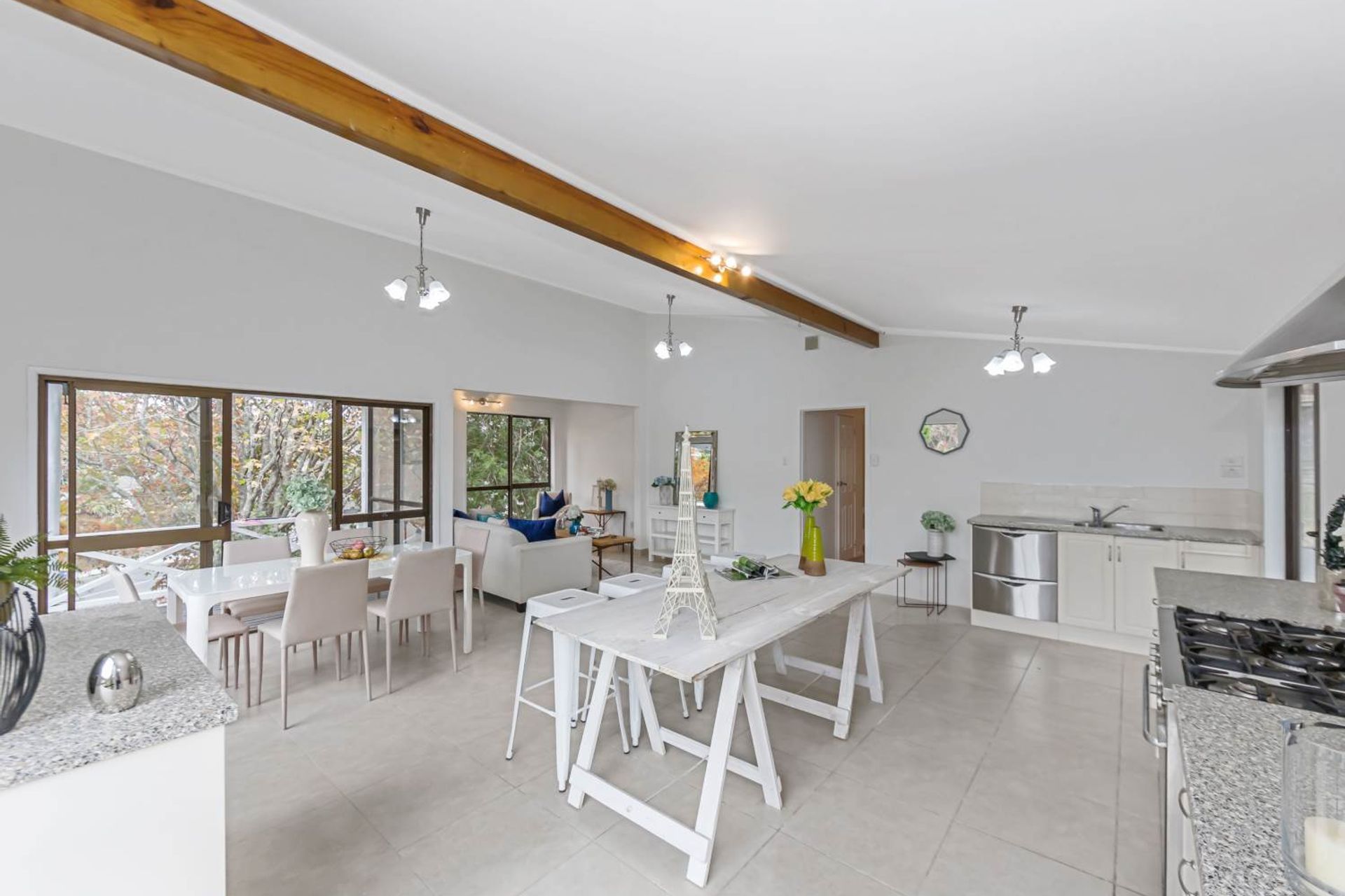 After we completed the painting project in Milford. Painting often adds considerable value and a fresh appeal to any rental property. It is generally the most cost effective way to renovate a home for rental properties.