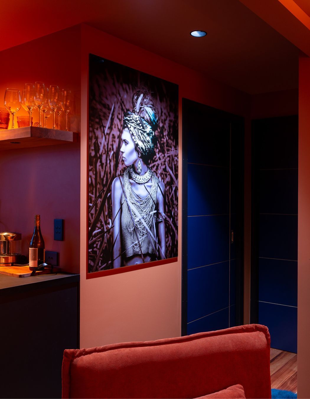 Zela Offset Deep Tilt on art