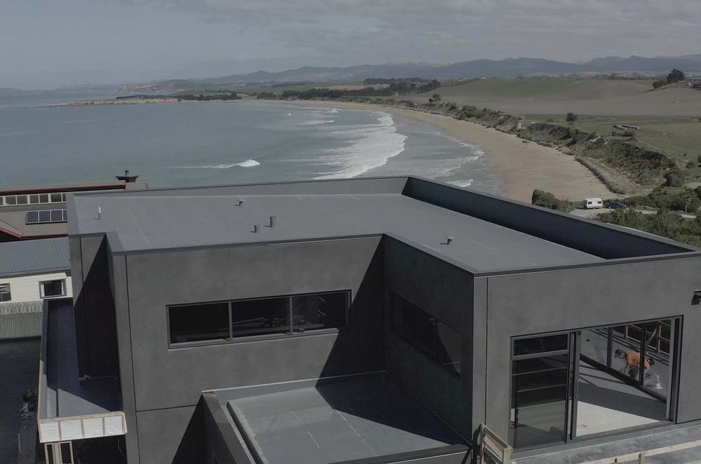 Membrane roofing, like this stylish example by Equus Industries, is a fairly new entrant in the residential market but is making a name for itself on flat and low-pitched roofs.