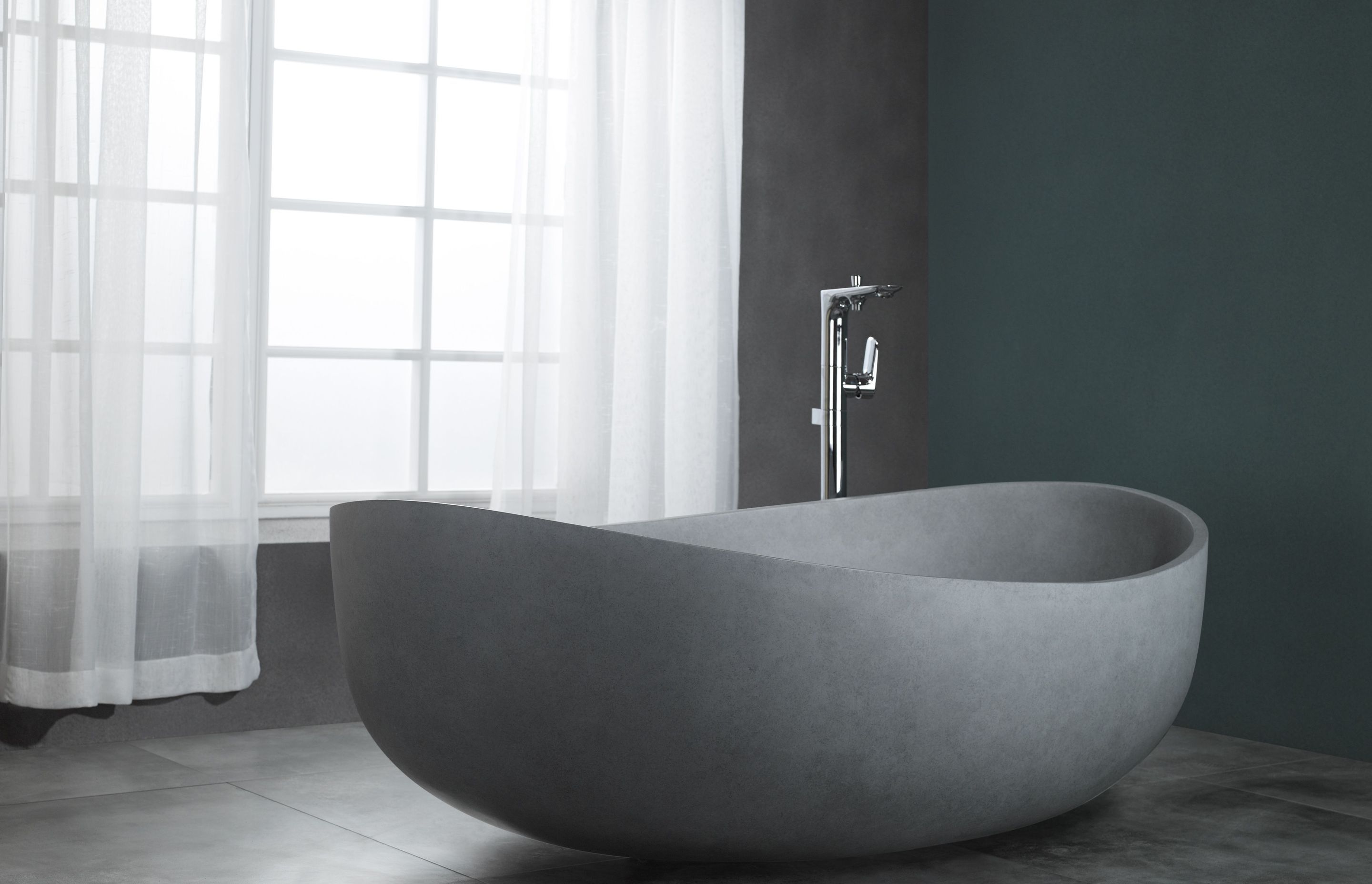Showpiece baths have been getting more popular in the last decade.