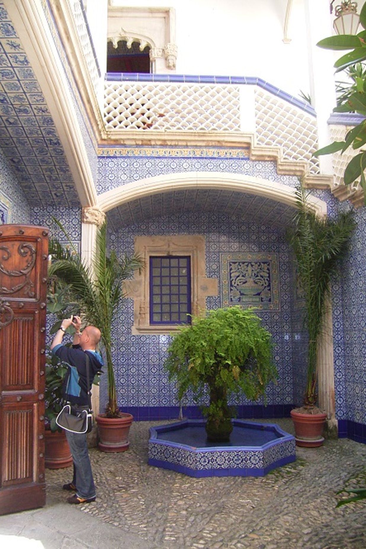 Decorative talavera style tiles can also give your bathroom an authentic Spanish look