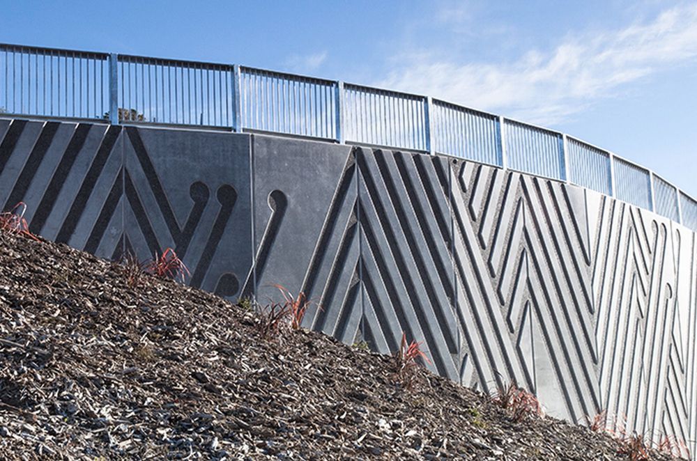 Te Kakakura Retaining Wall