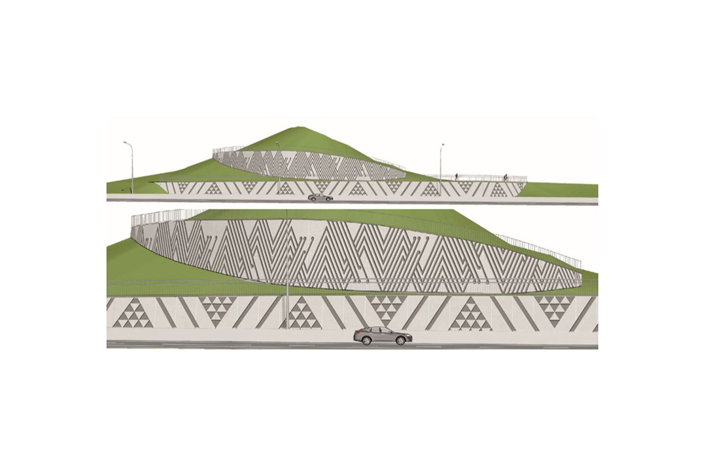 Te Kakakura Retaining Wall