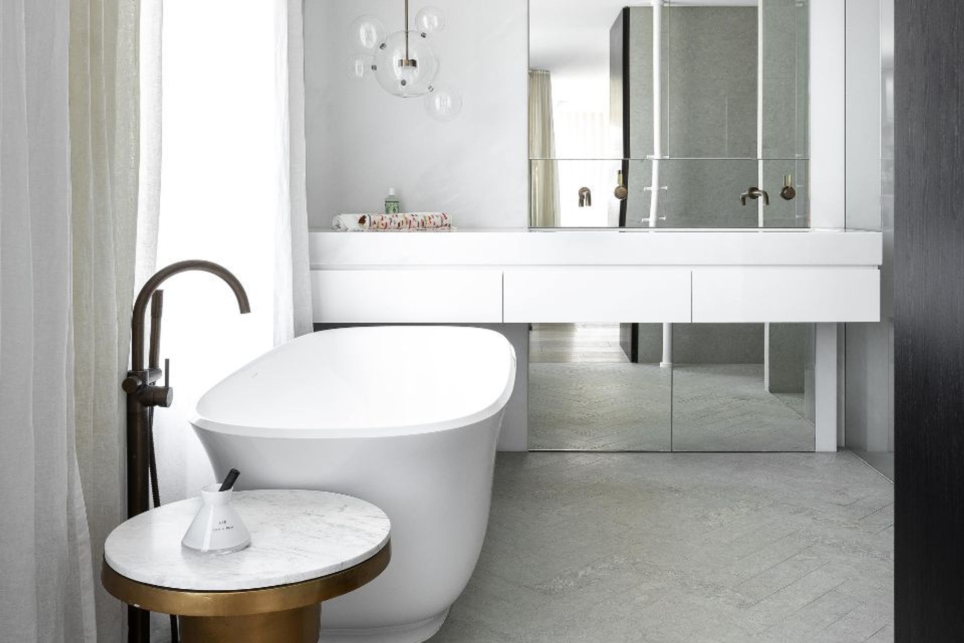 Azul Limestone | Herringbone Pattern | Pacific Plus Constructions | Corben Architects