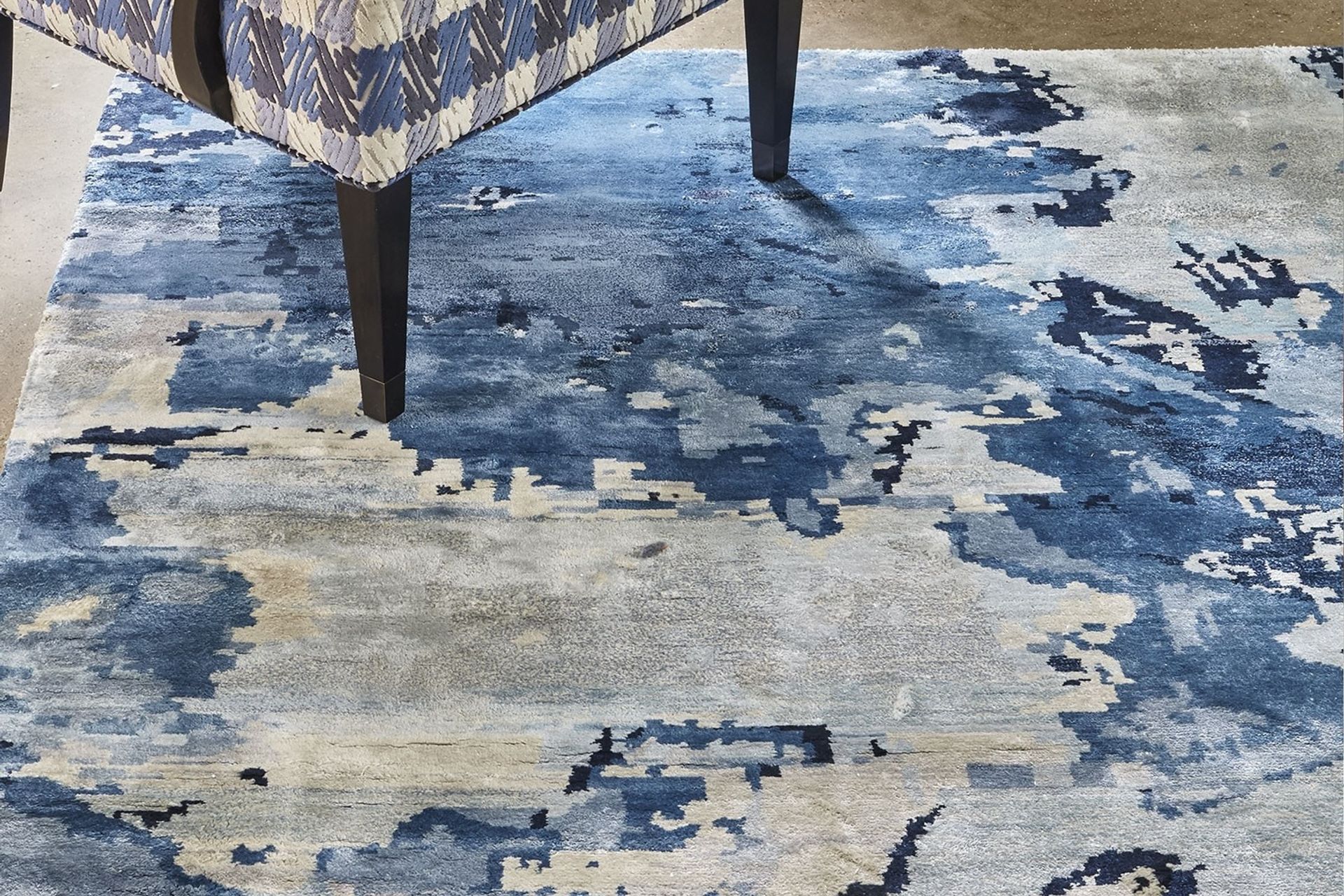 Big Blue Rug by William Yeoward from IconRadford