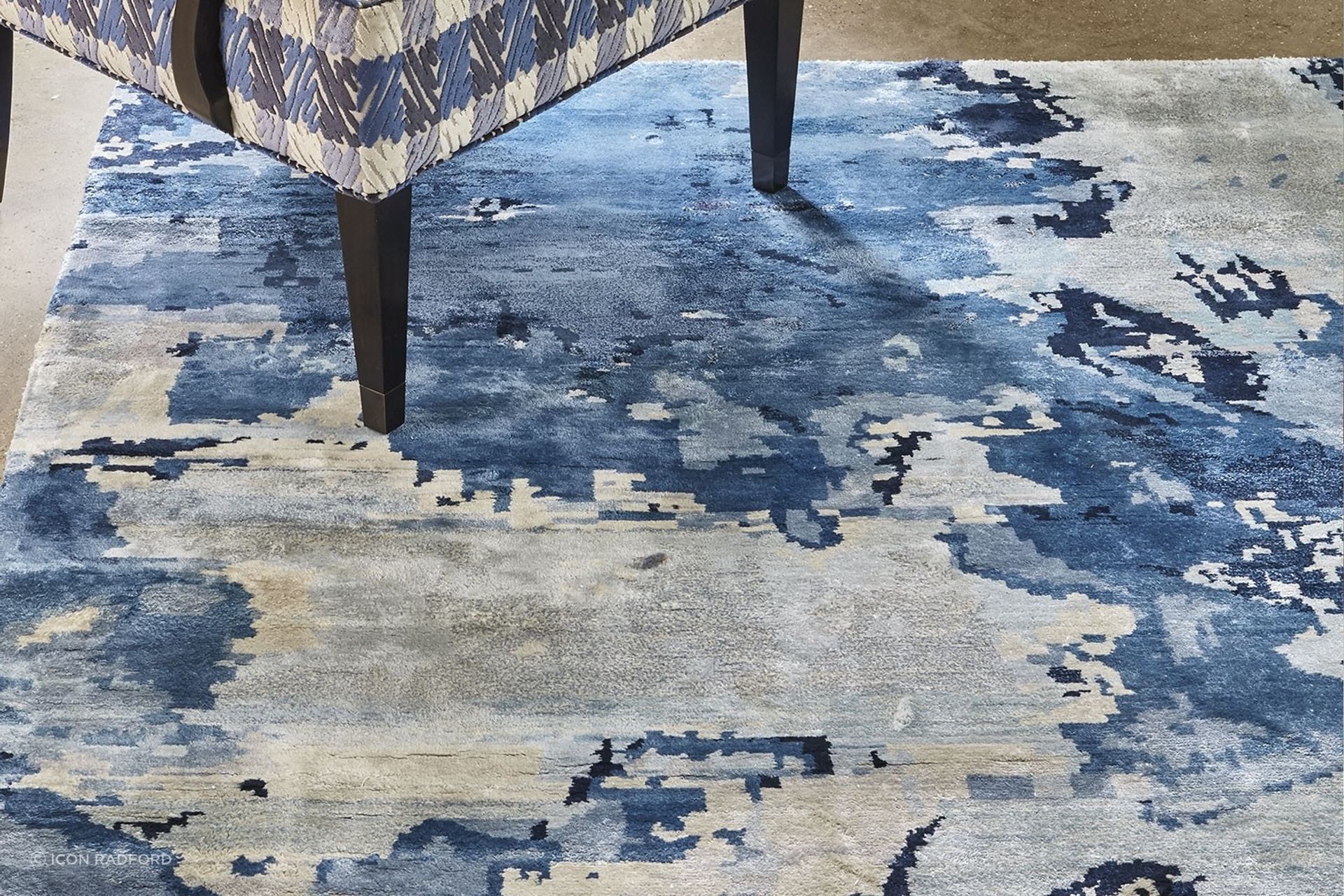 Big Blue Rug by William Yeoward from IconRadford