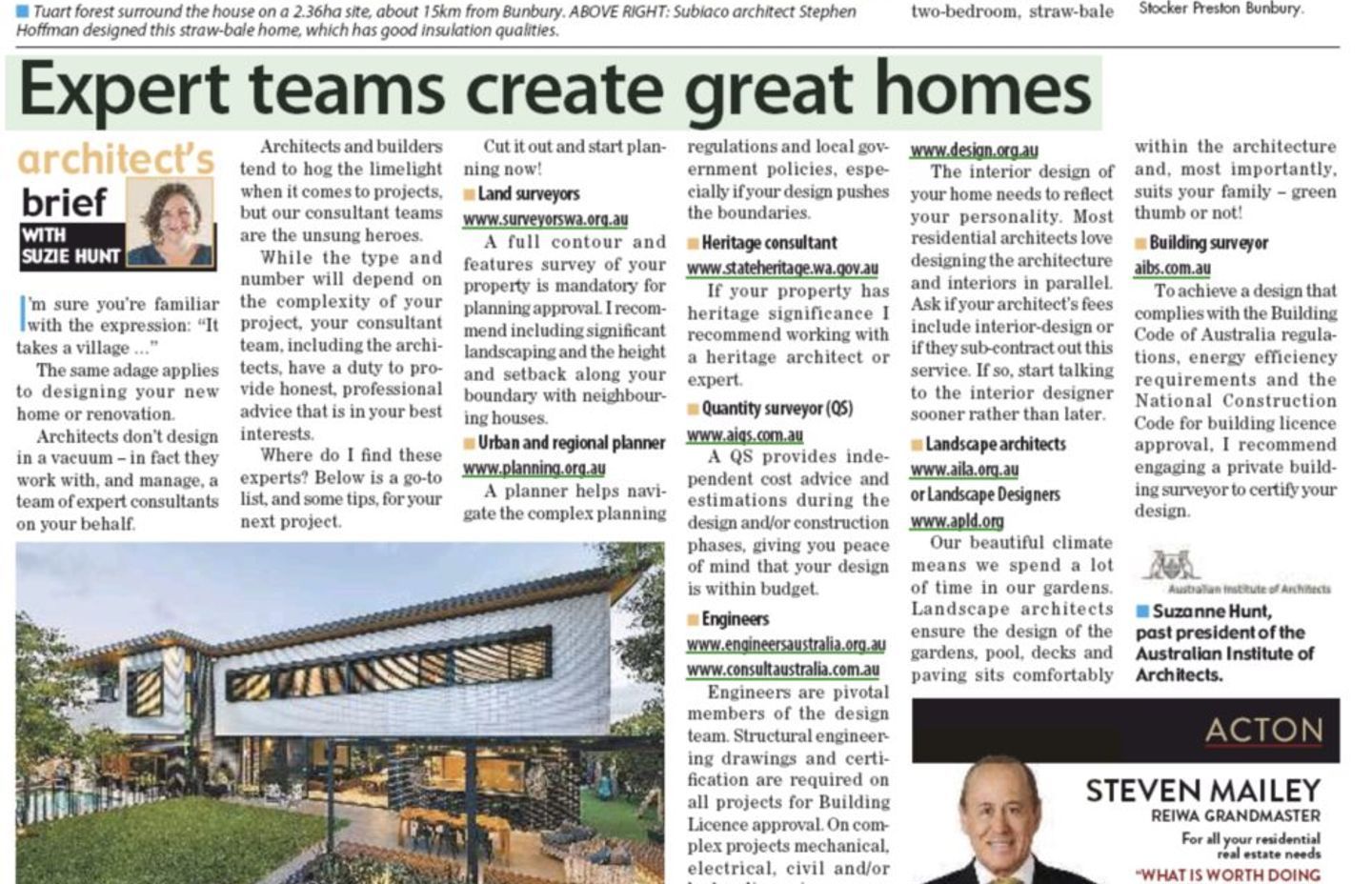 Expert Teams Create Great Projects