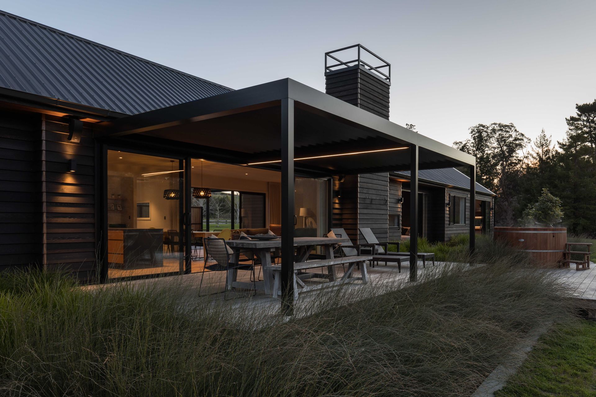 With a higher emphasis on indoor/outdoor flow, outdoor rooms are becoming increasingly popular.