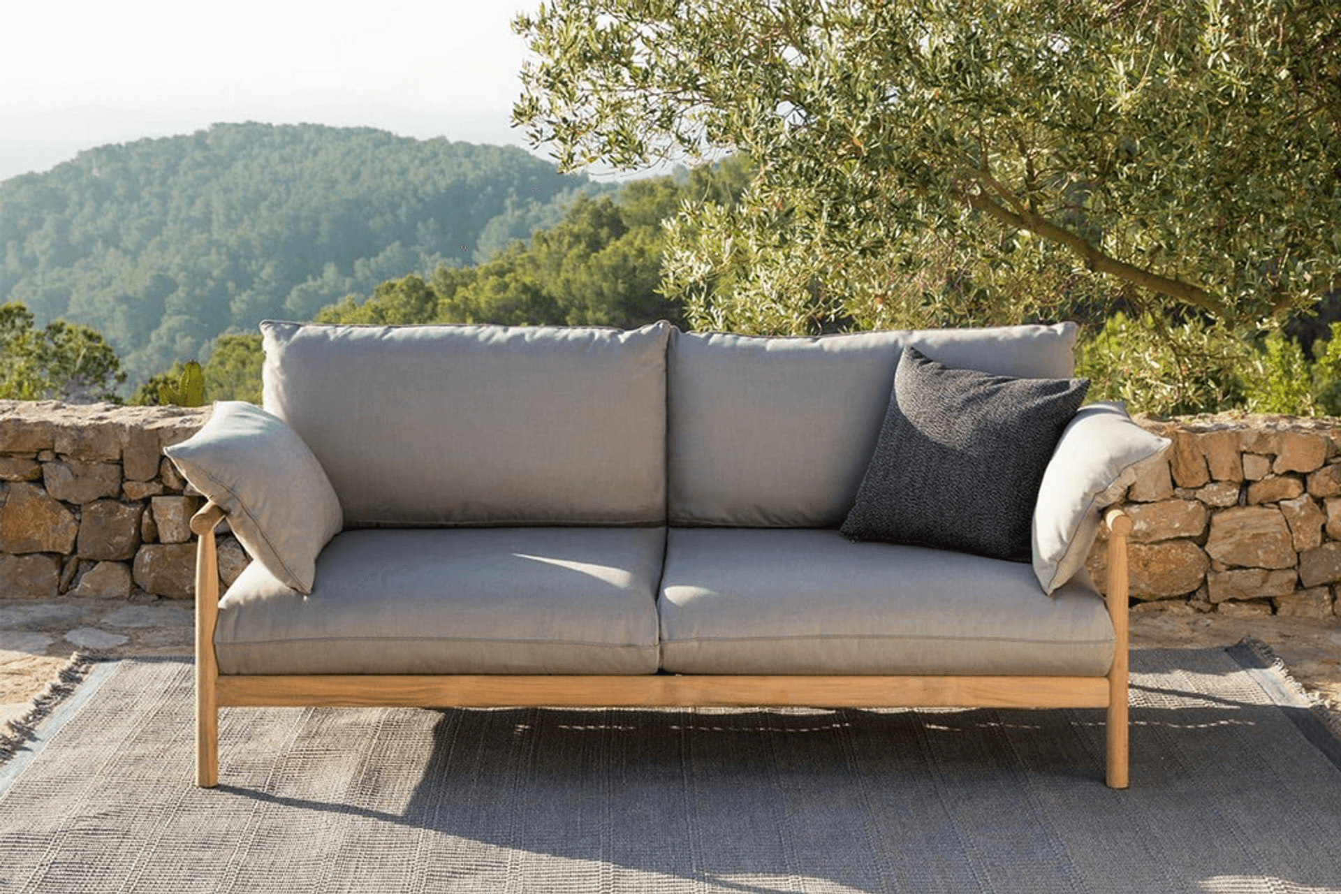 Pictured: Tibbo two-seater Sofa from Dedon.