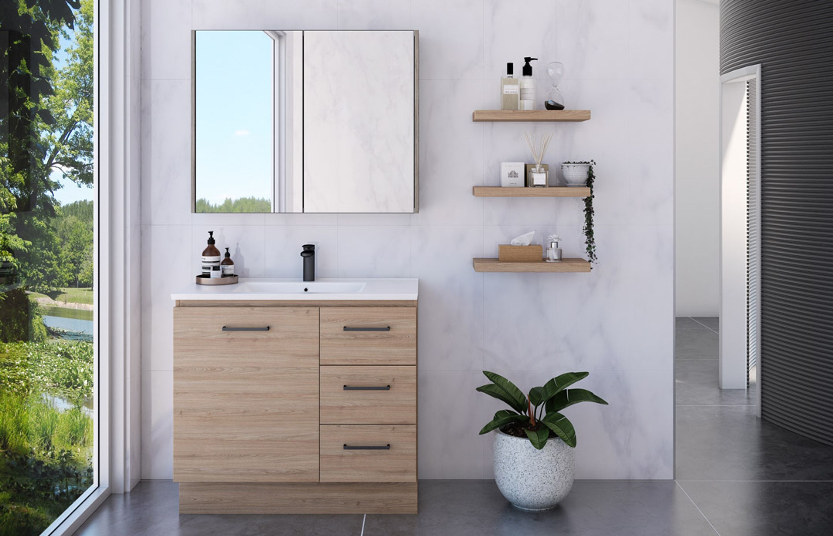 8 popular bathroom vanity materials pros and cons