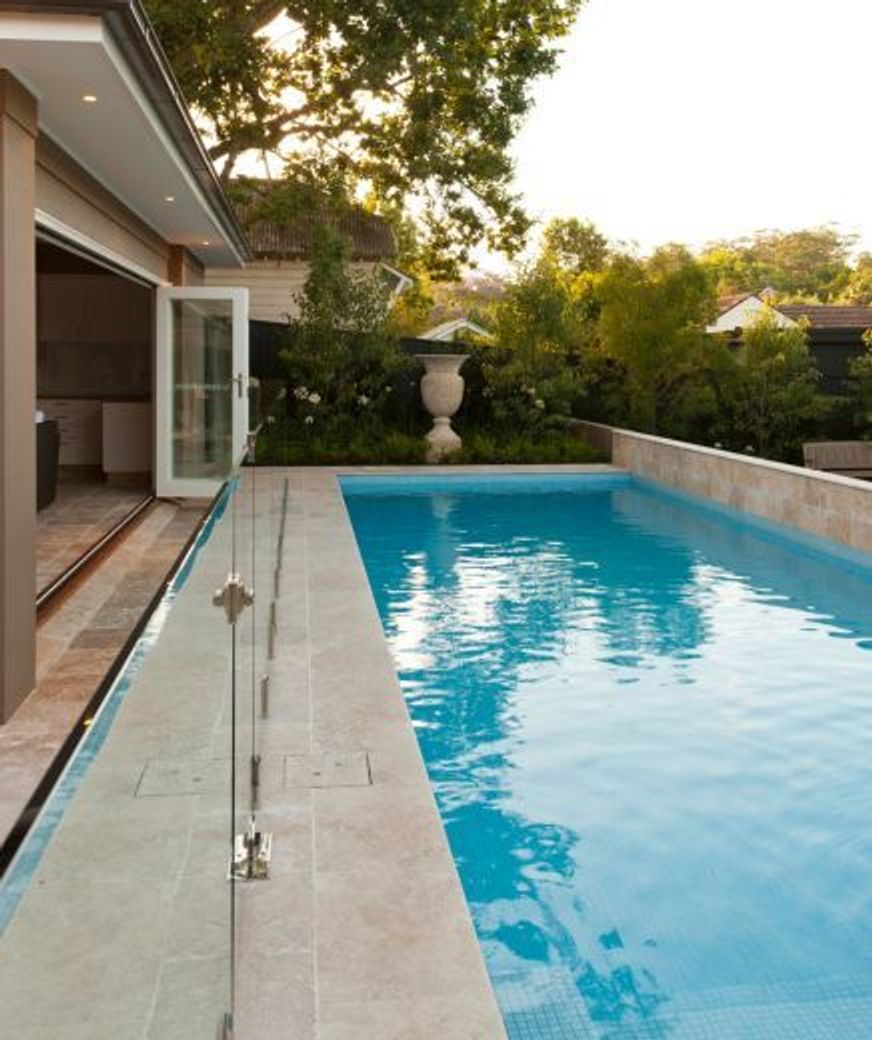 Freestyle Pools | Noce Tumbled Travertine
