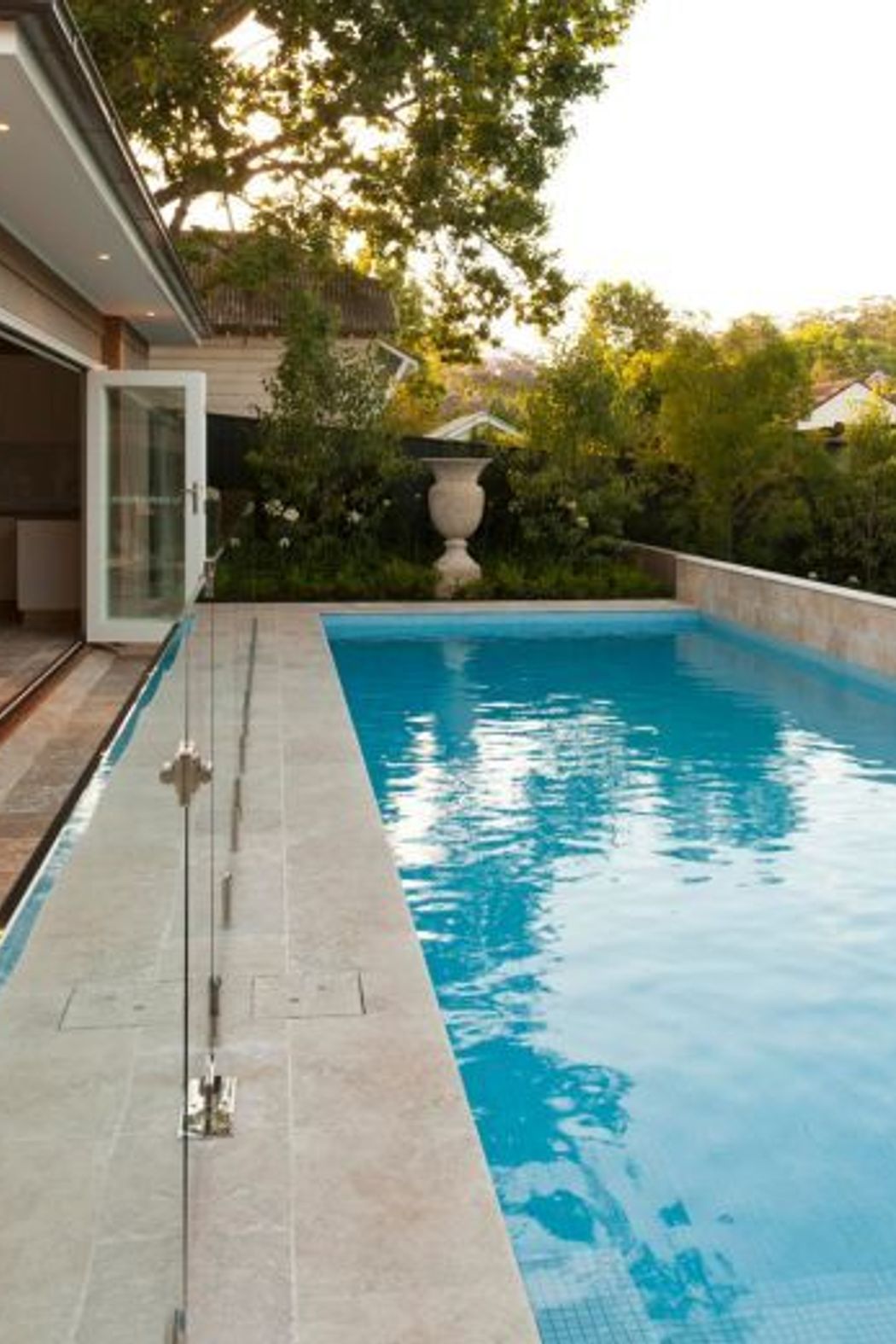 Freestyle Pools | Noce Tumbled Travertine