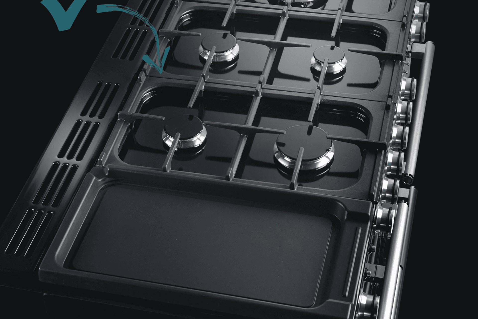 What Falcon parts and accessories can be placed in the dishwasher?