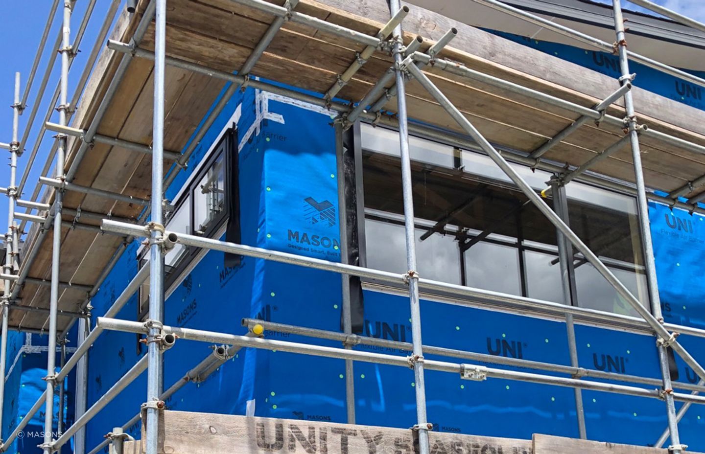 A stronger building wrap to keep construction moving