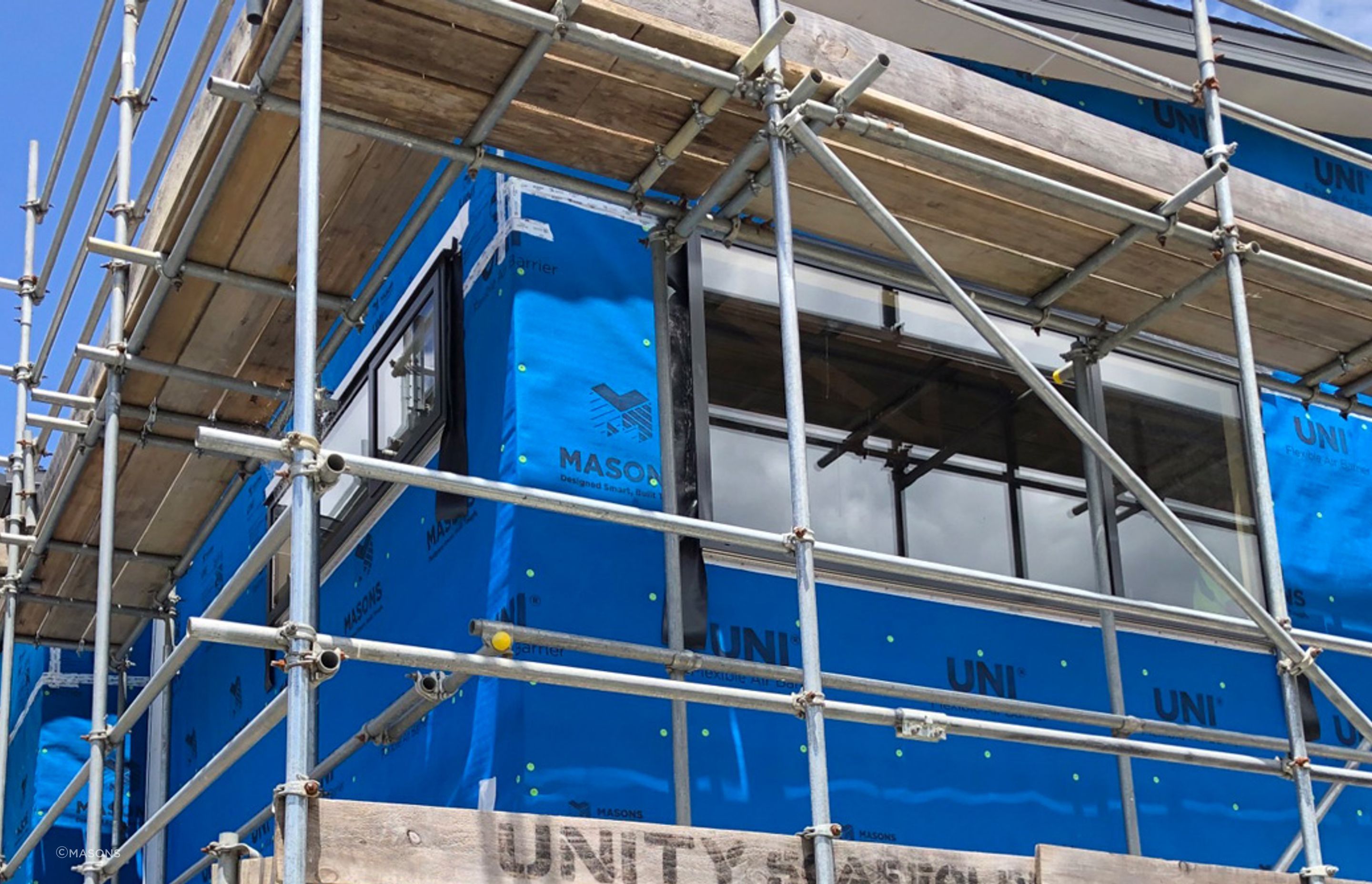 A stronger building wrap to keep construction moving