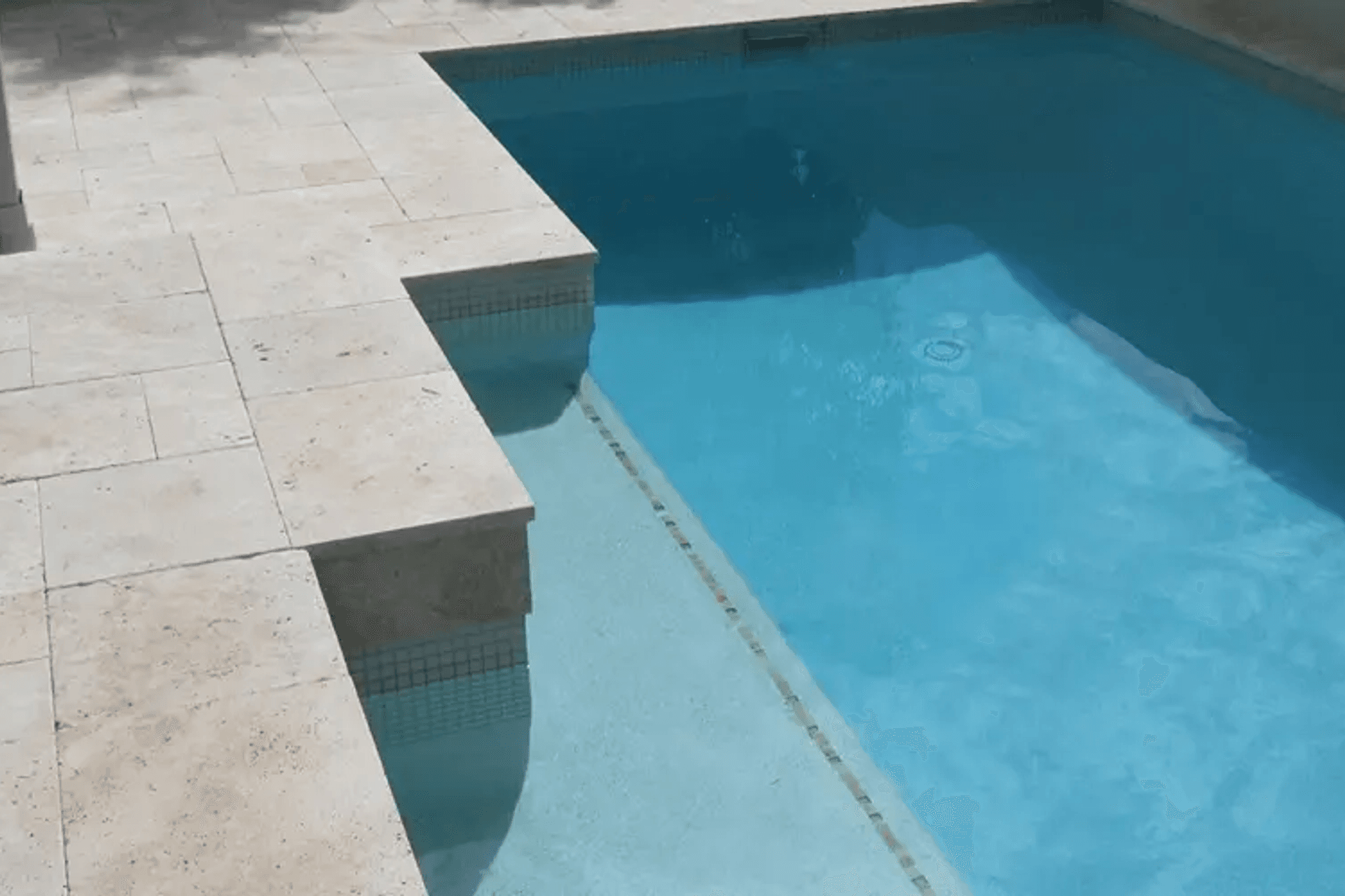 Filling the holes in tumbled travertine