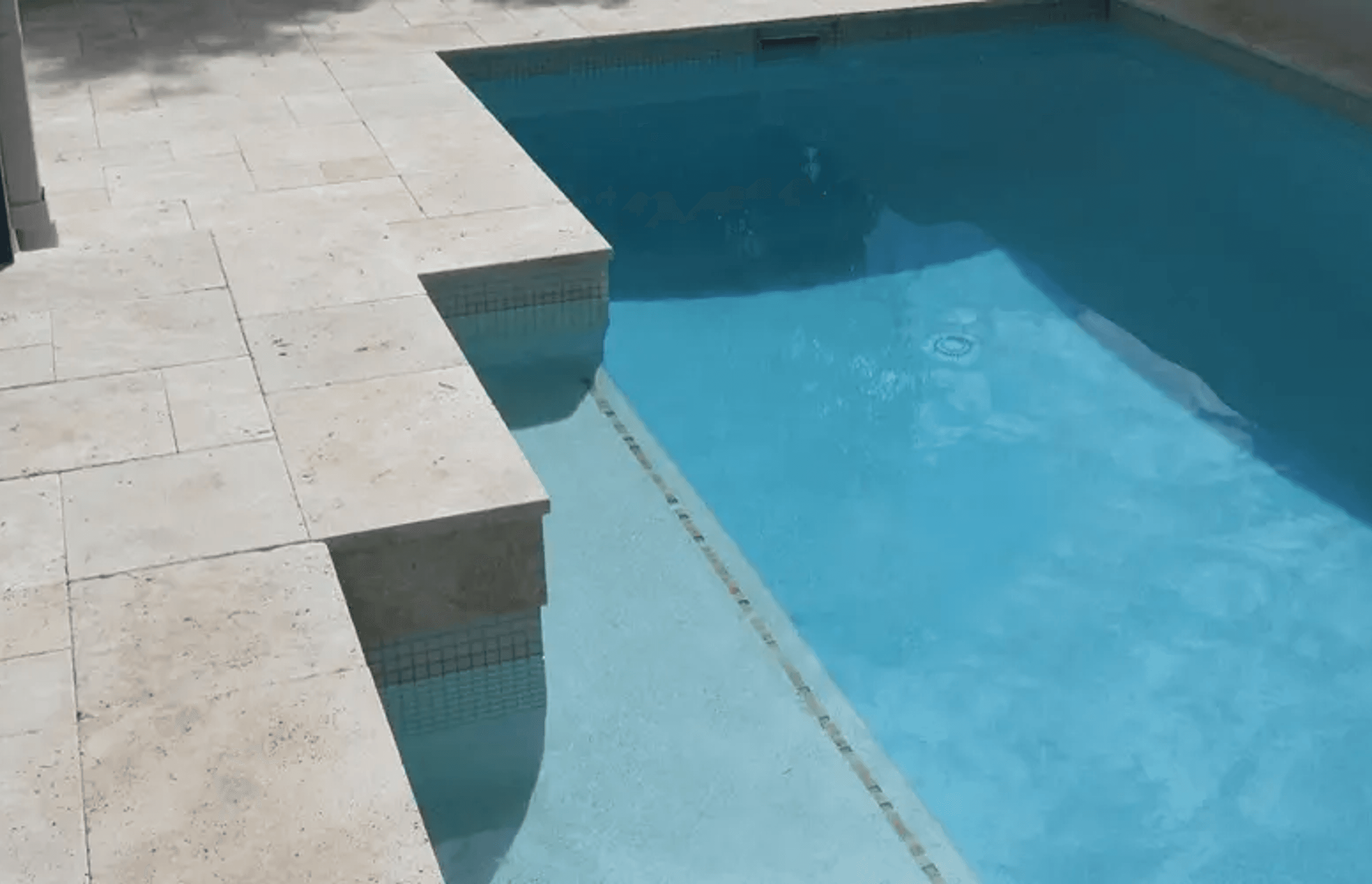 Filling the holes in tumbled travertine